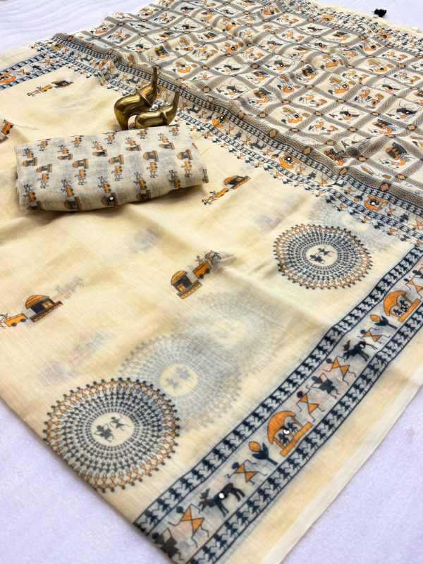 Cotton Printed Saree
