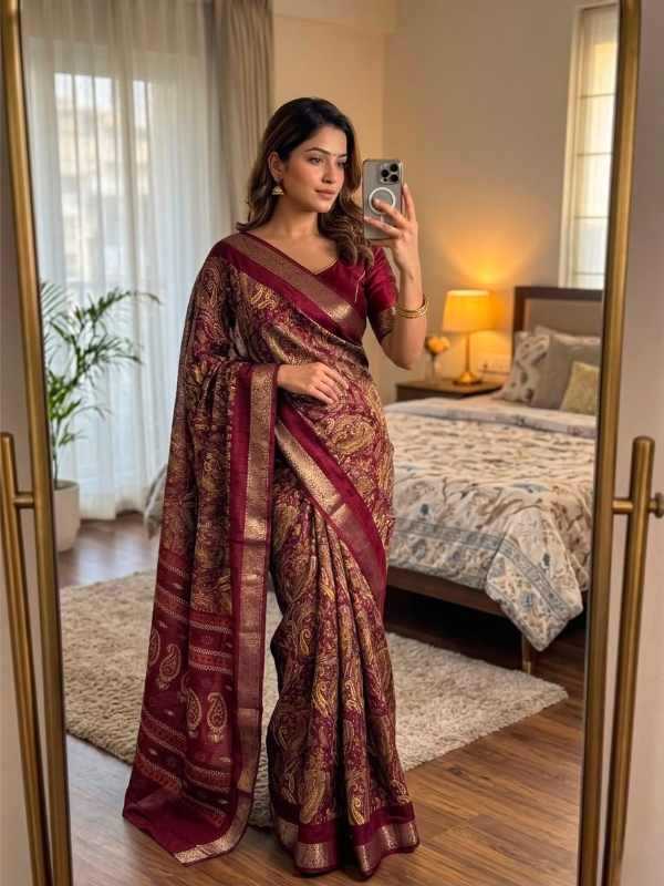 Silk Printed Saree