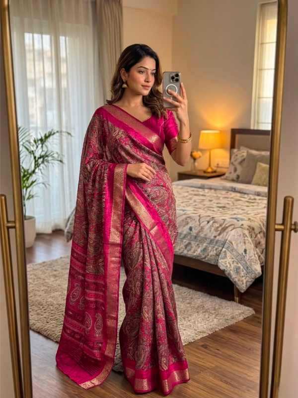 Silk Printed Saree