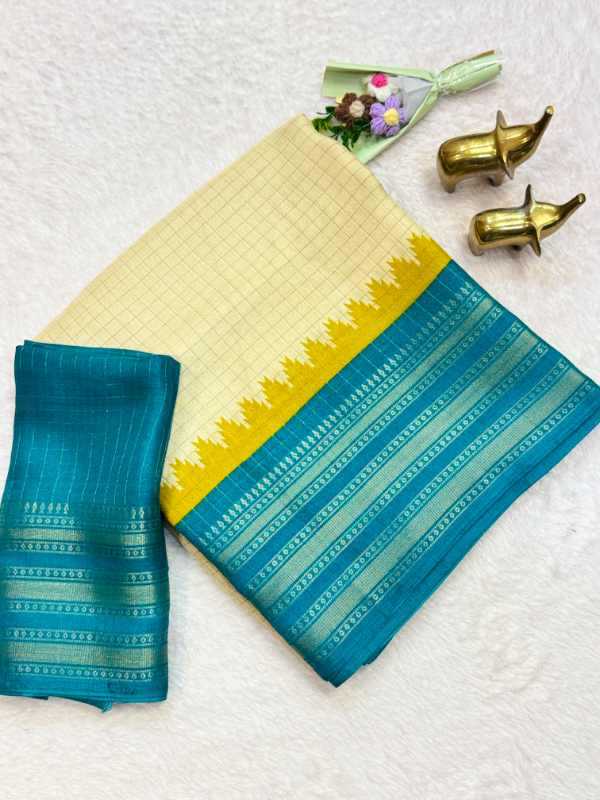 Chex Silk Designer Saree