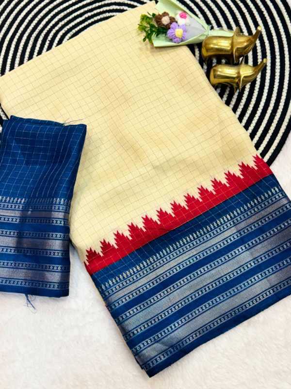 Chex Silk Designer Saree