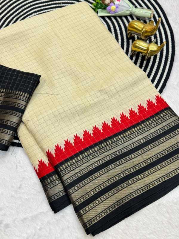 Chex Silk Designer Saree