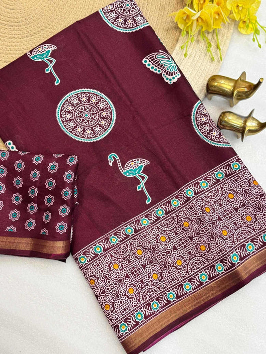 Panika Cotton Printed Saree