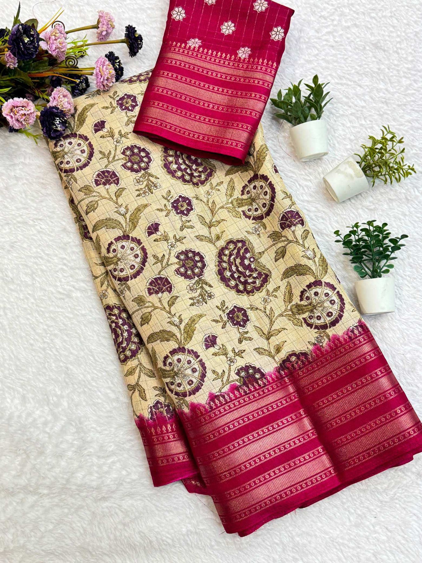 Printed Saree