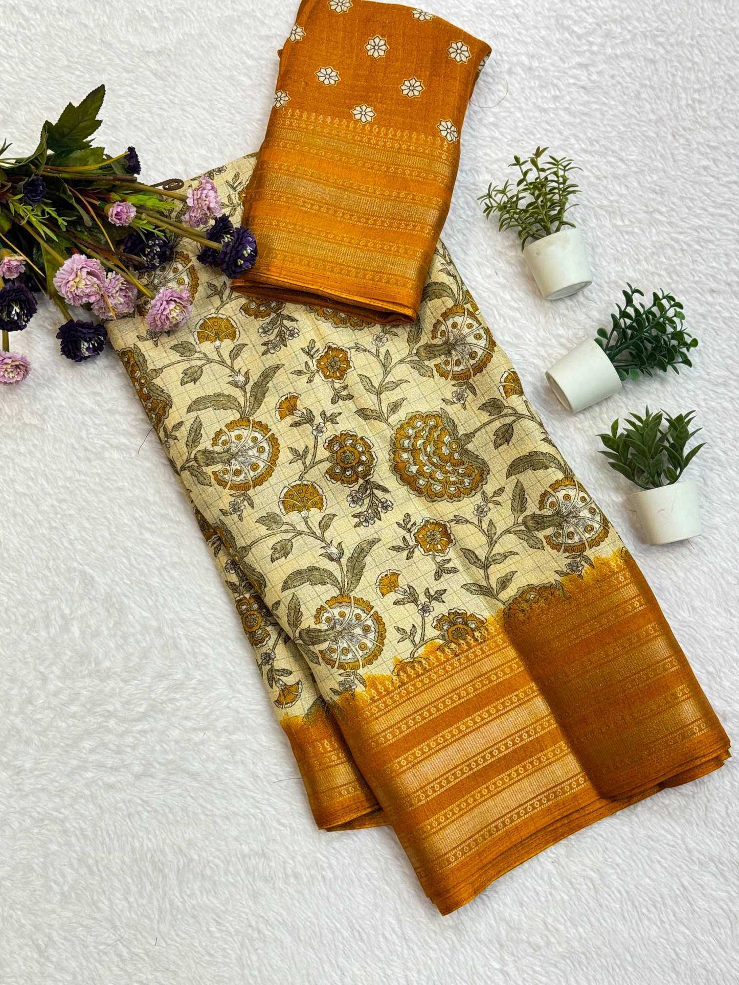 Printed Saree