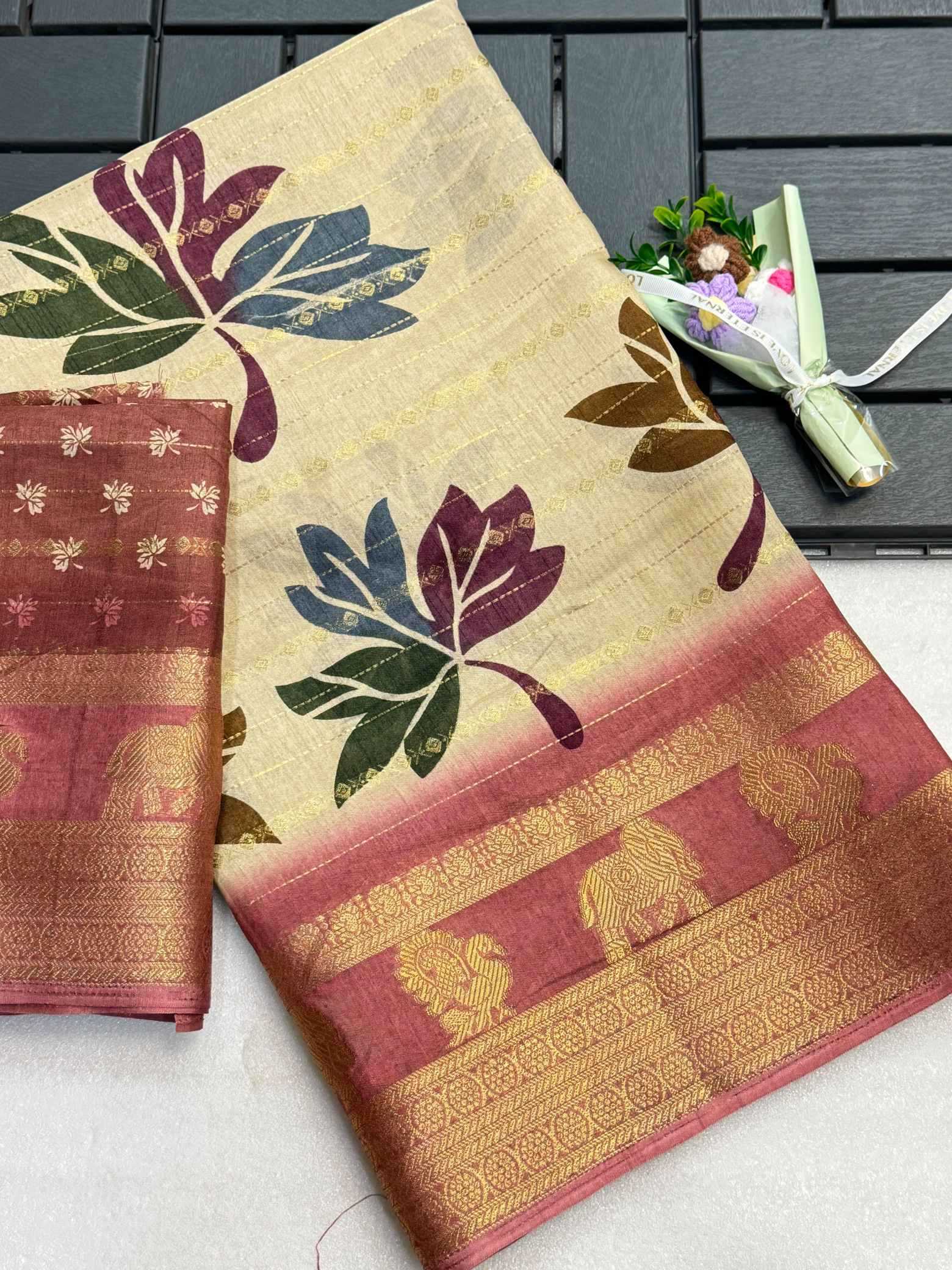 Soft Dola Designer Saree