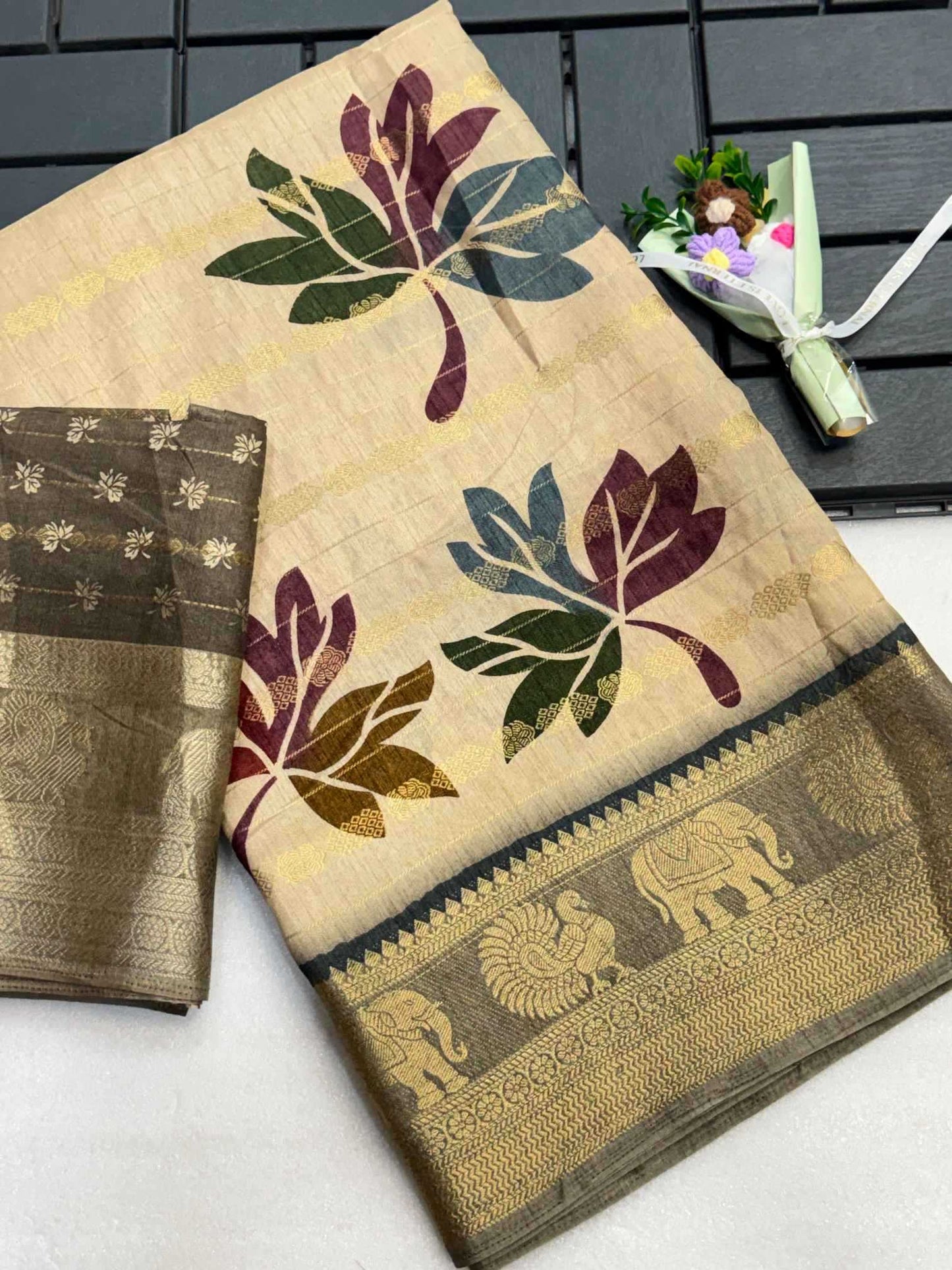 Soft Dola Designer Saree
