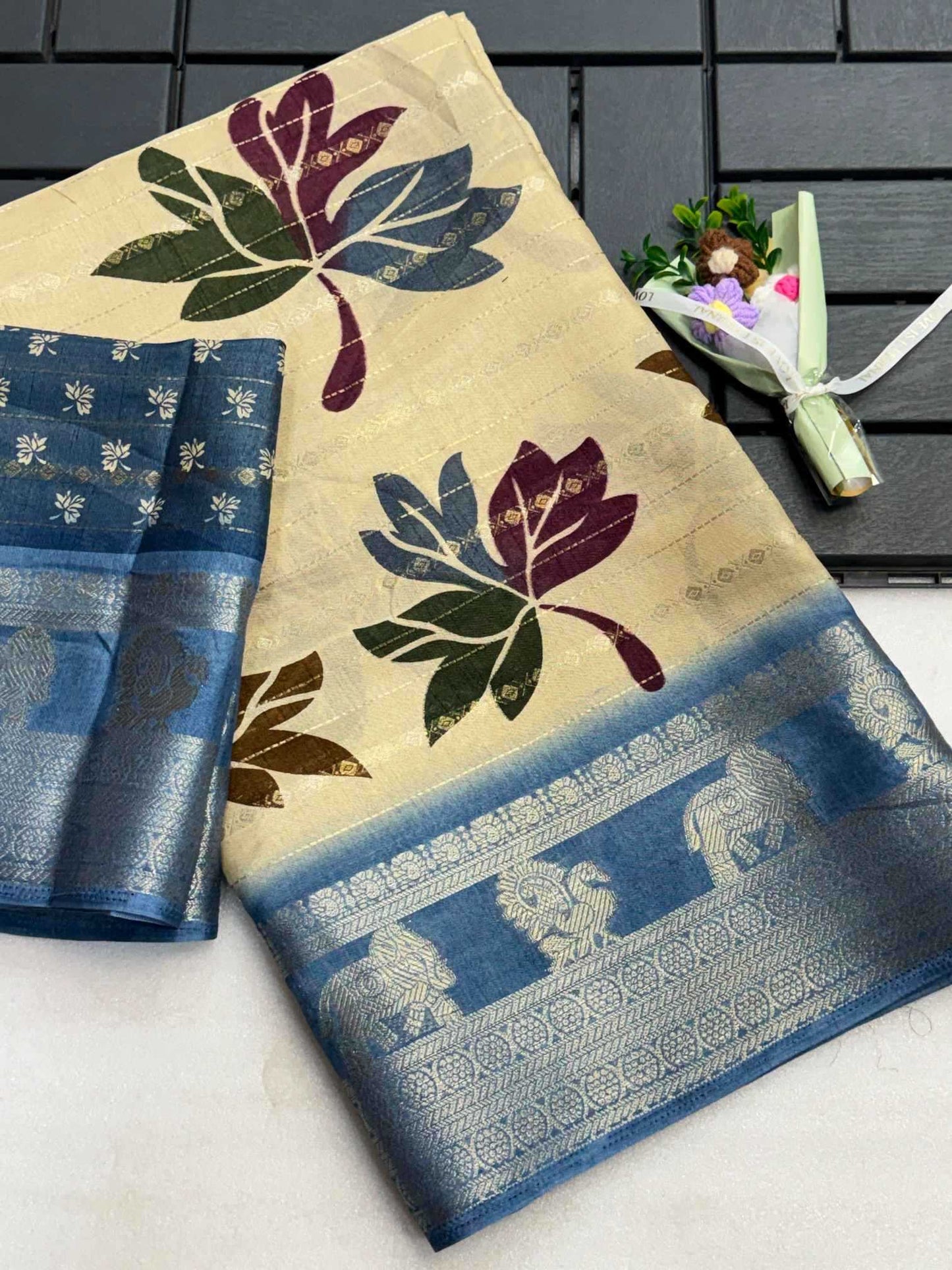 Soft Dola Designer Saree