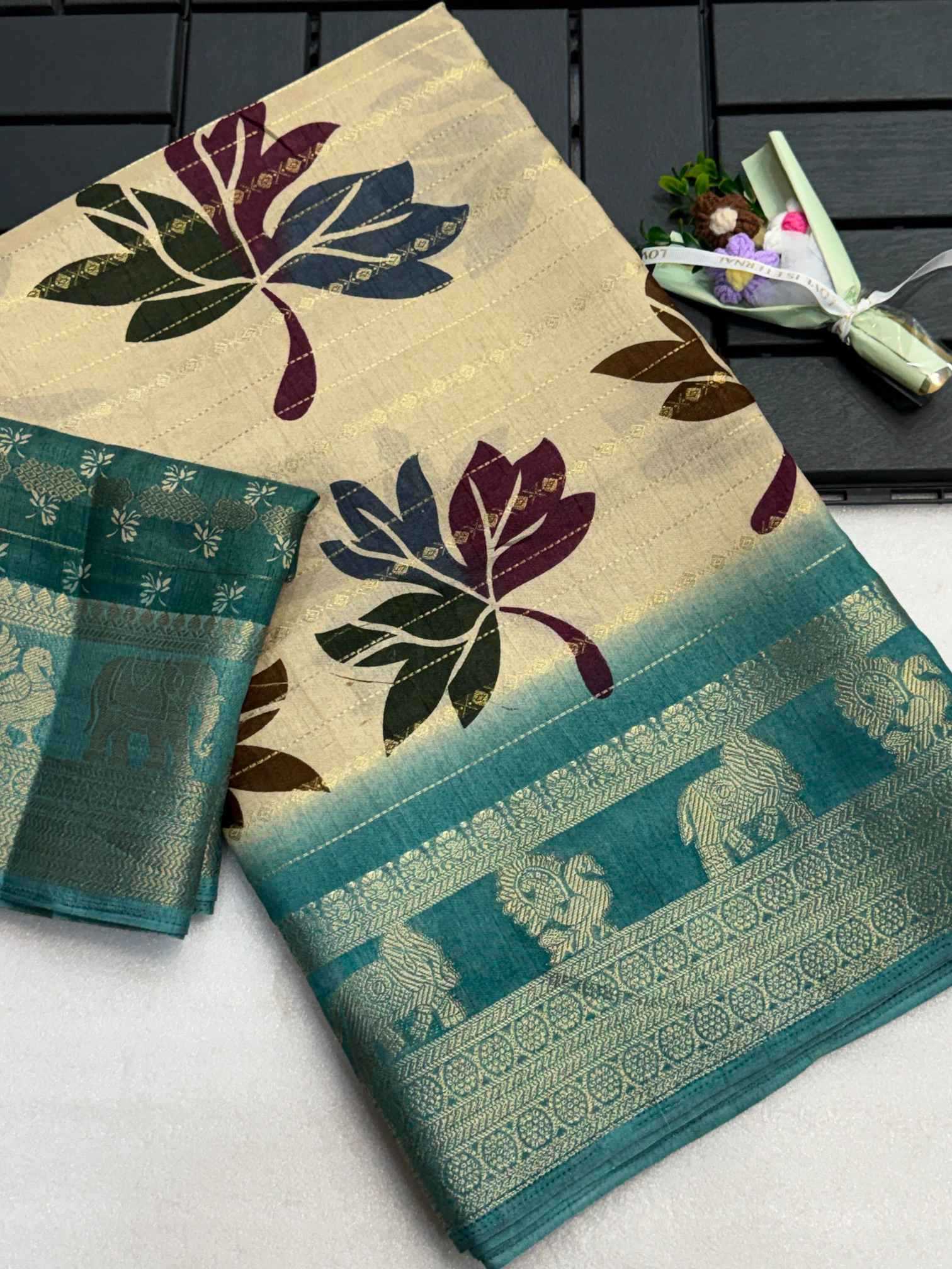 Soft Dola Designer Saree