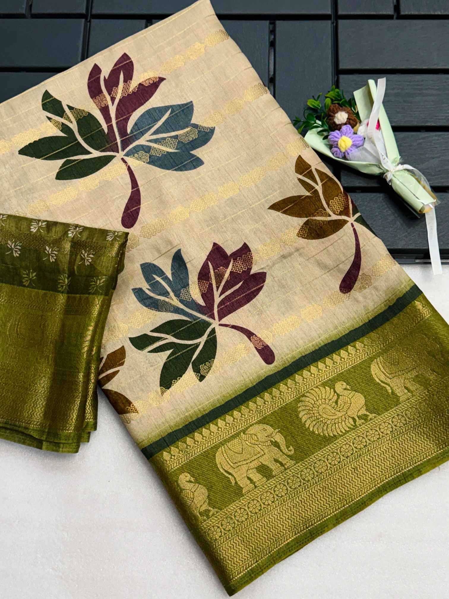 Soft Dola Designer Saree