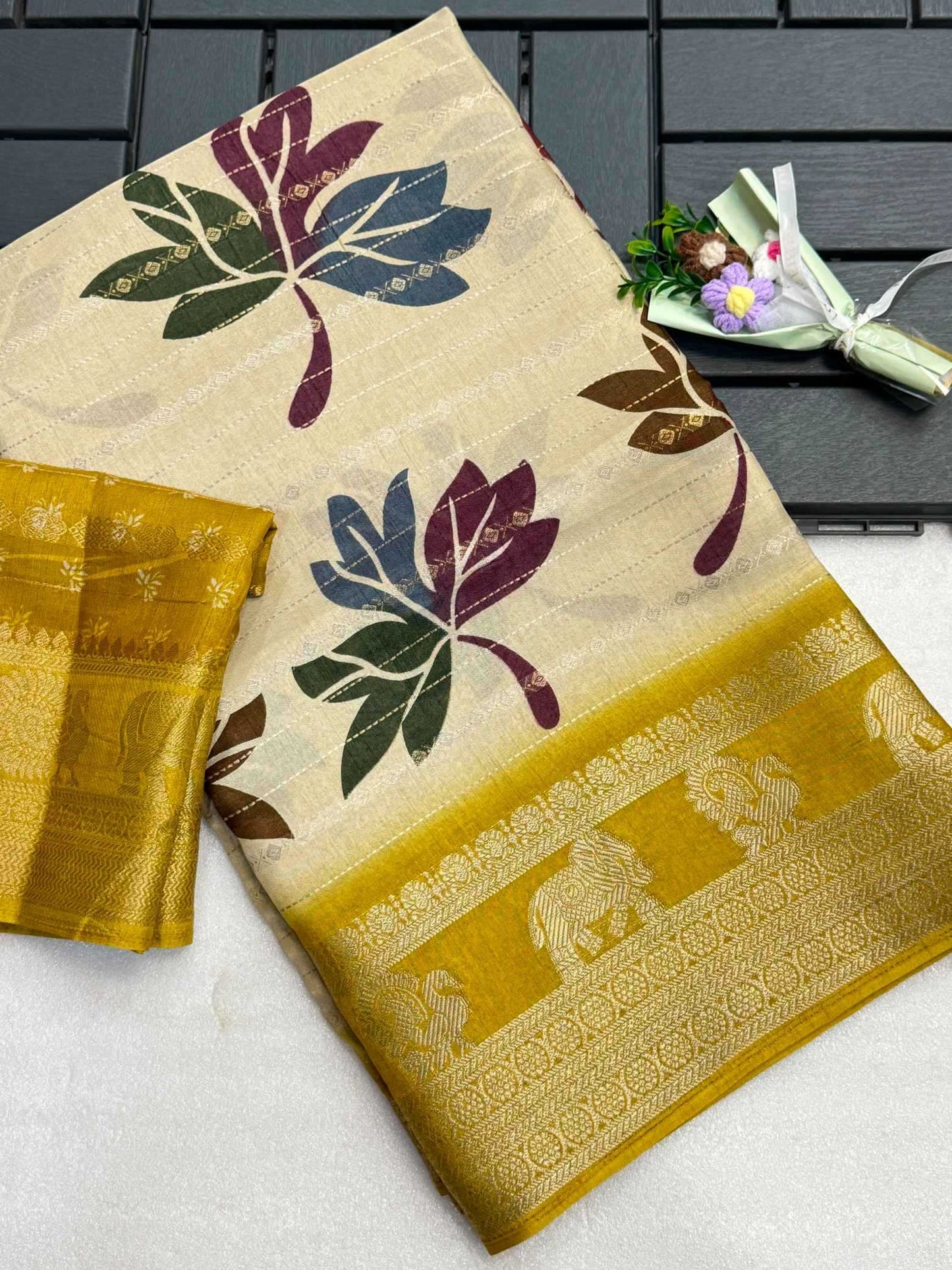 Soft Dola Designer Saree