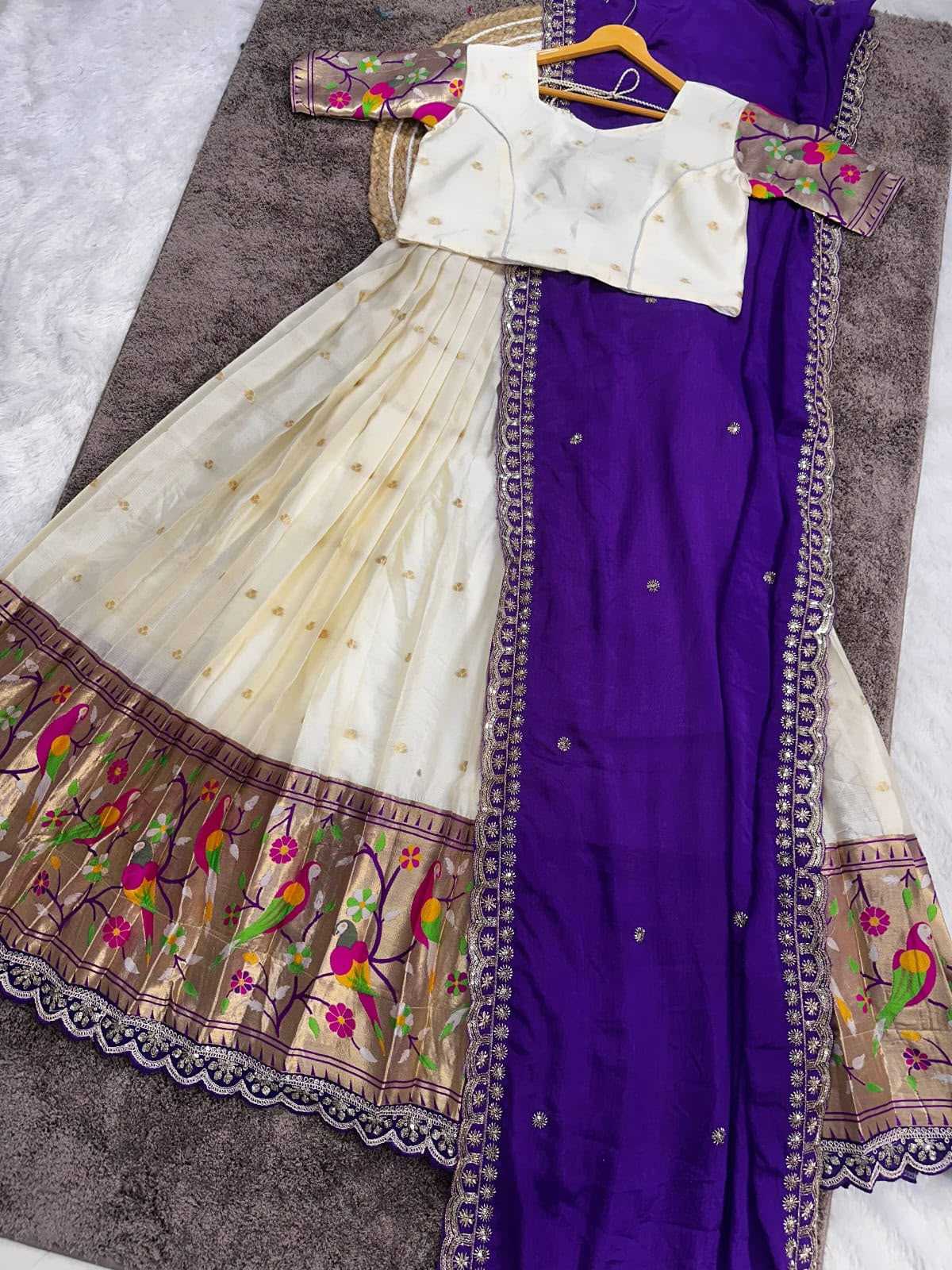 Pure Silk Designer Lehenga