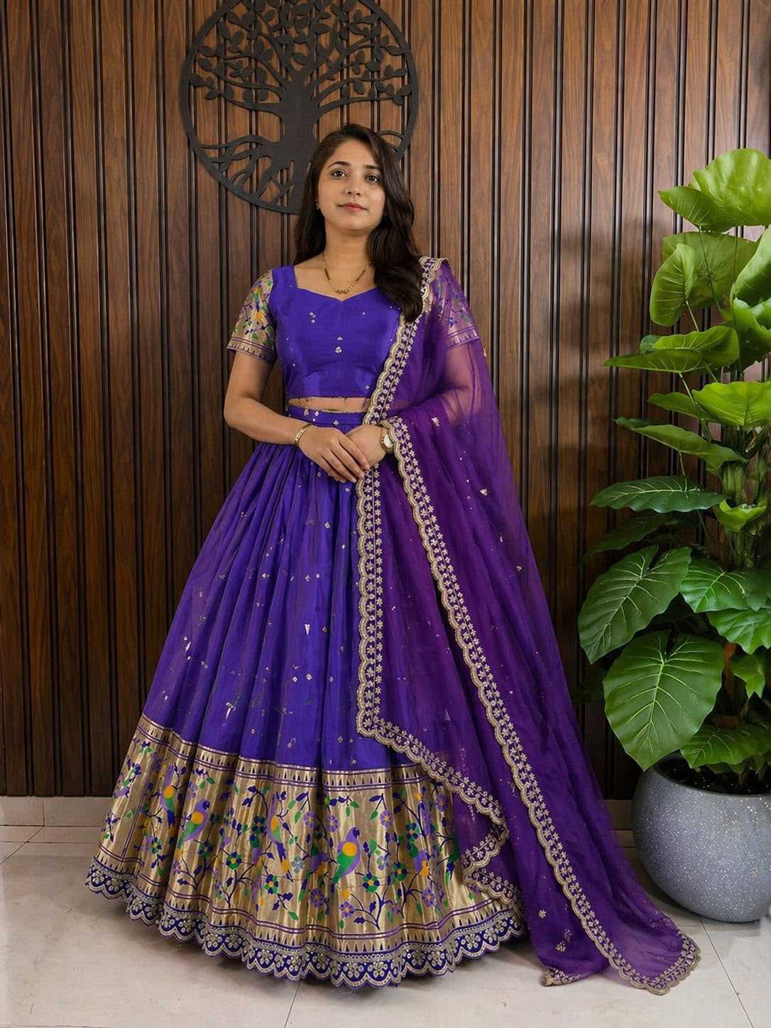 Pure Silk Designer Lehenga