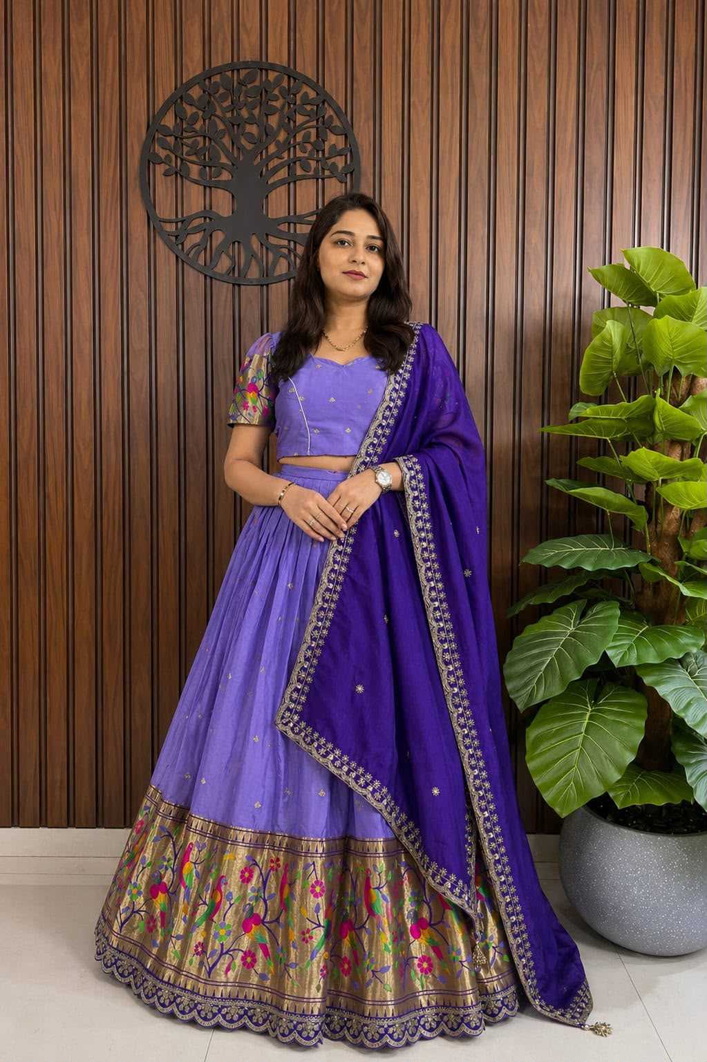 Pure Silk Designer Lehenga