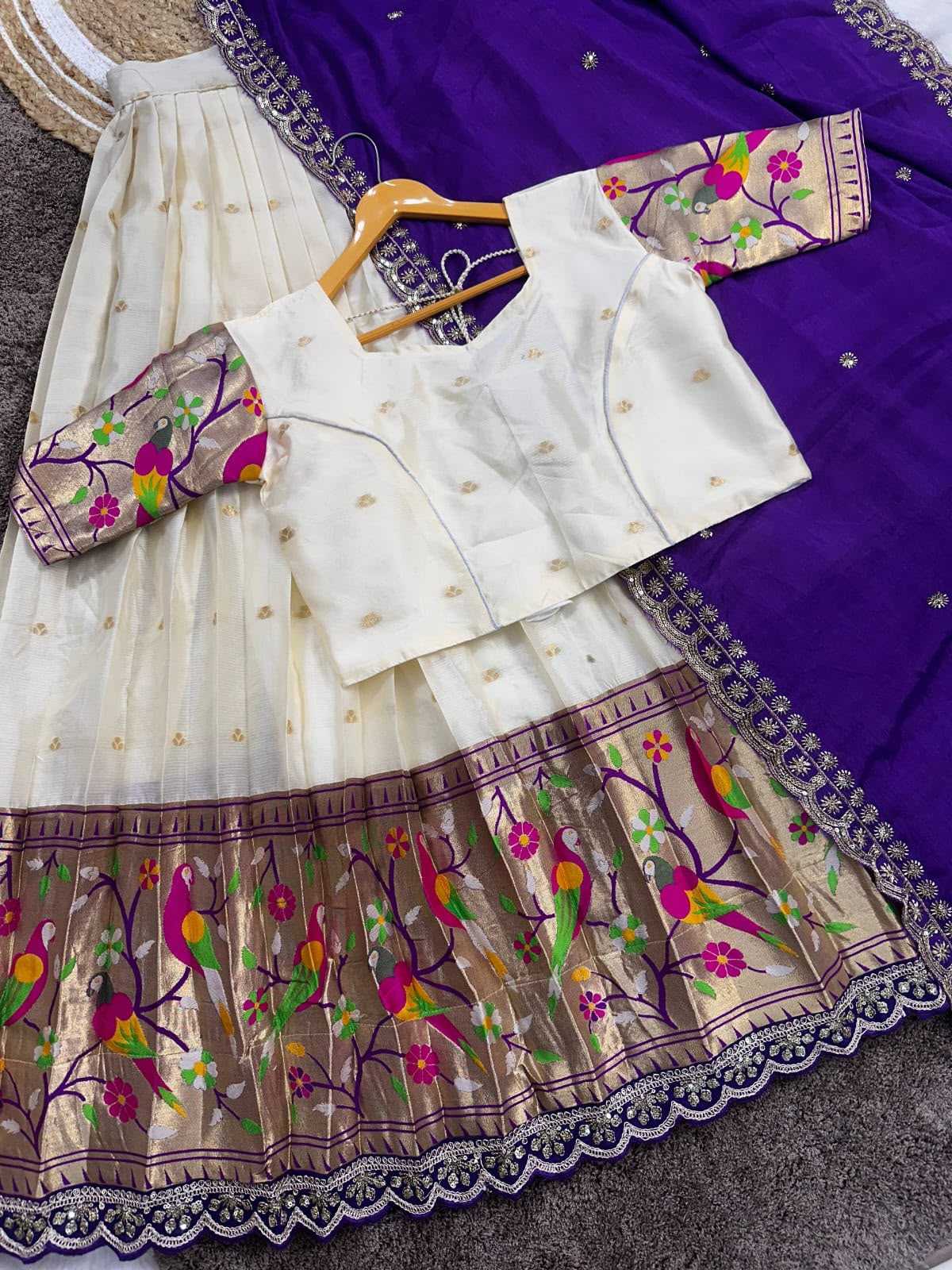 Pure Silk Designer Lehenga