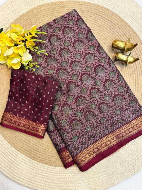 Cotton Printed Saree