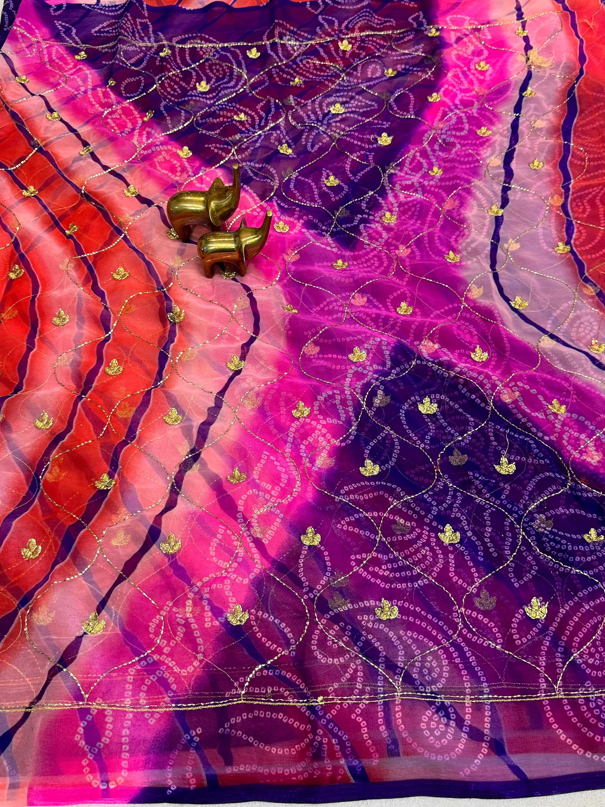 Georgette Sequence Saree