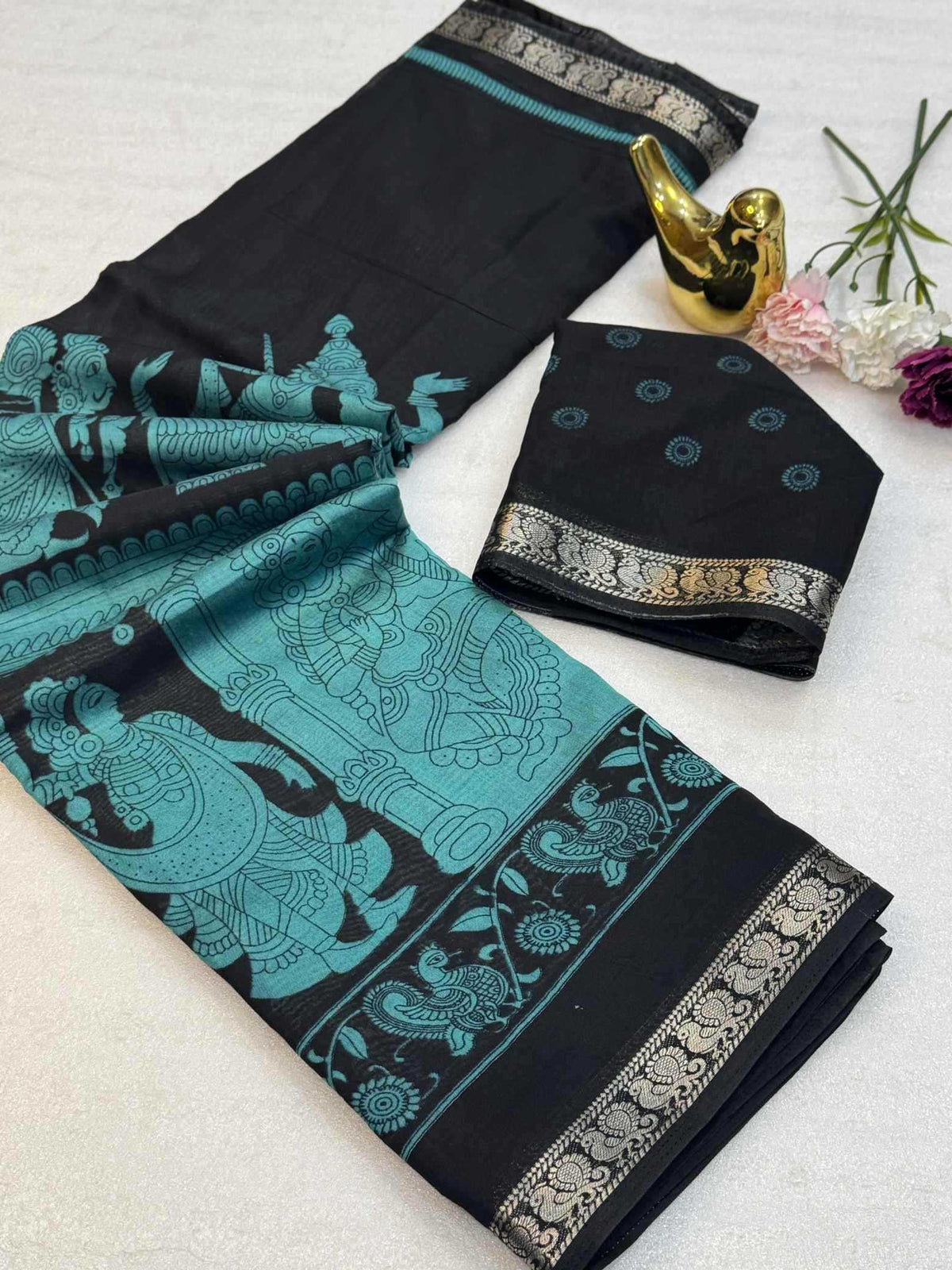 Silk Traditional Saree in Mustard