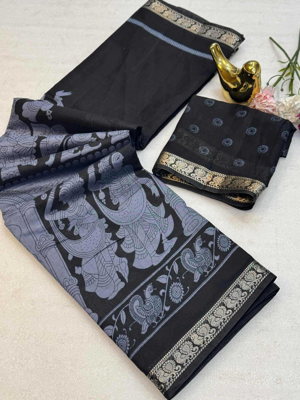 Silk Traditional Saree in Mustard