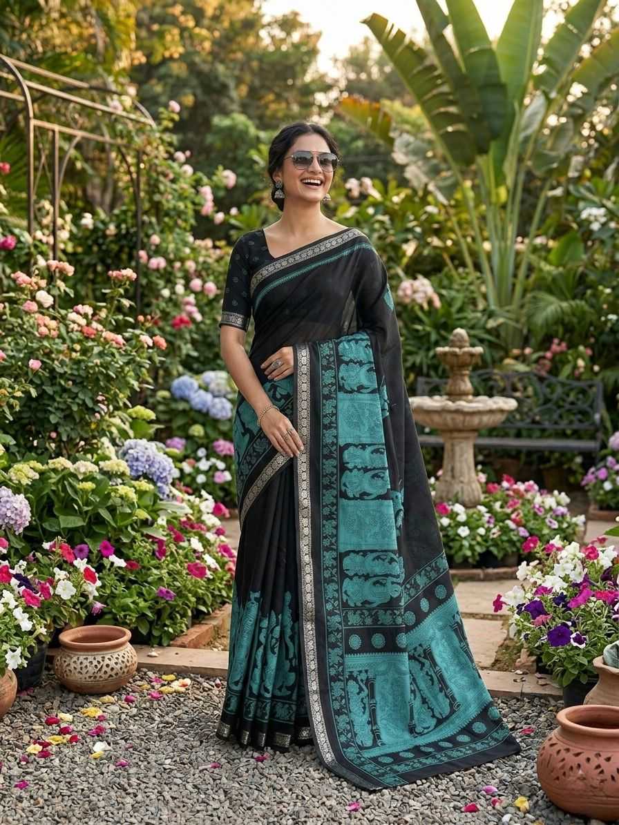 Silk Traditional Saree in Mustard