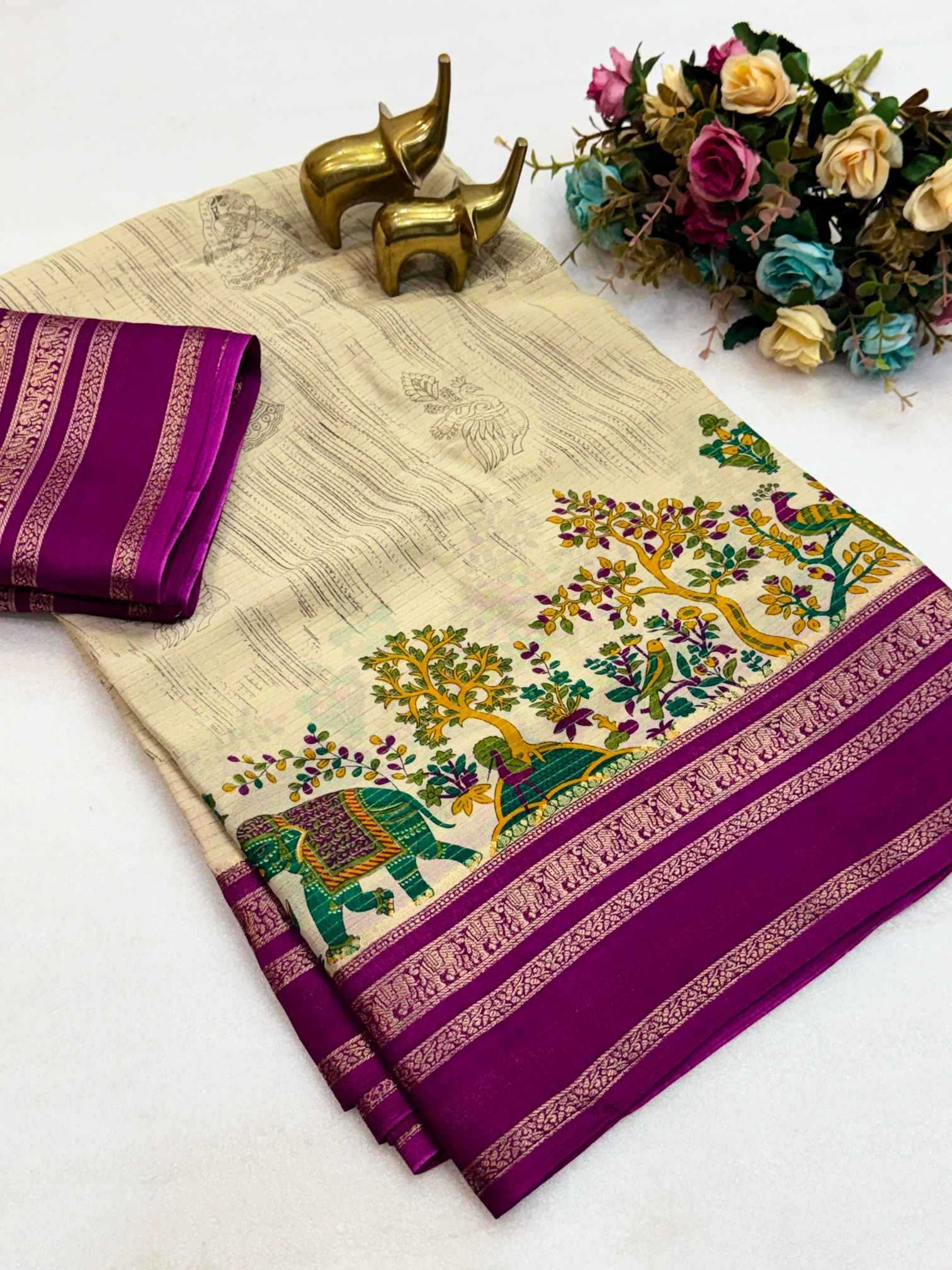 Crepe Silk Saree