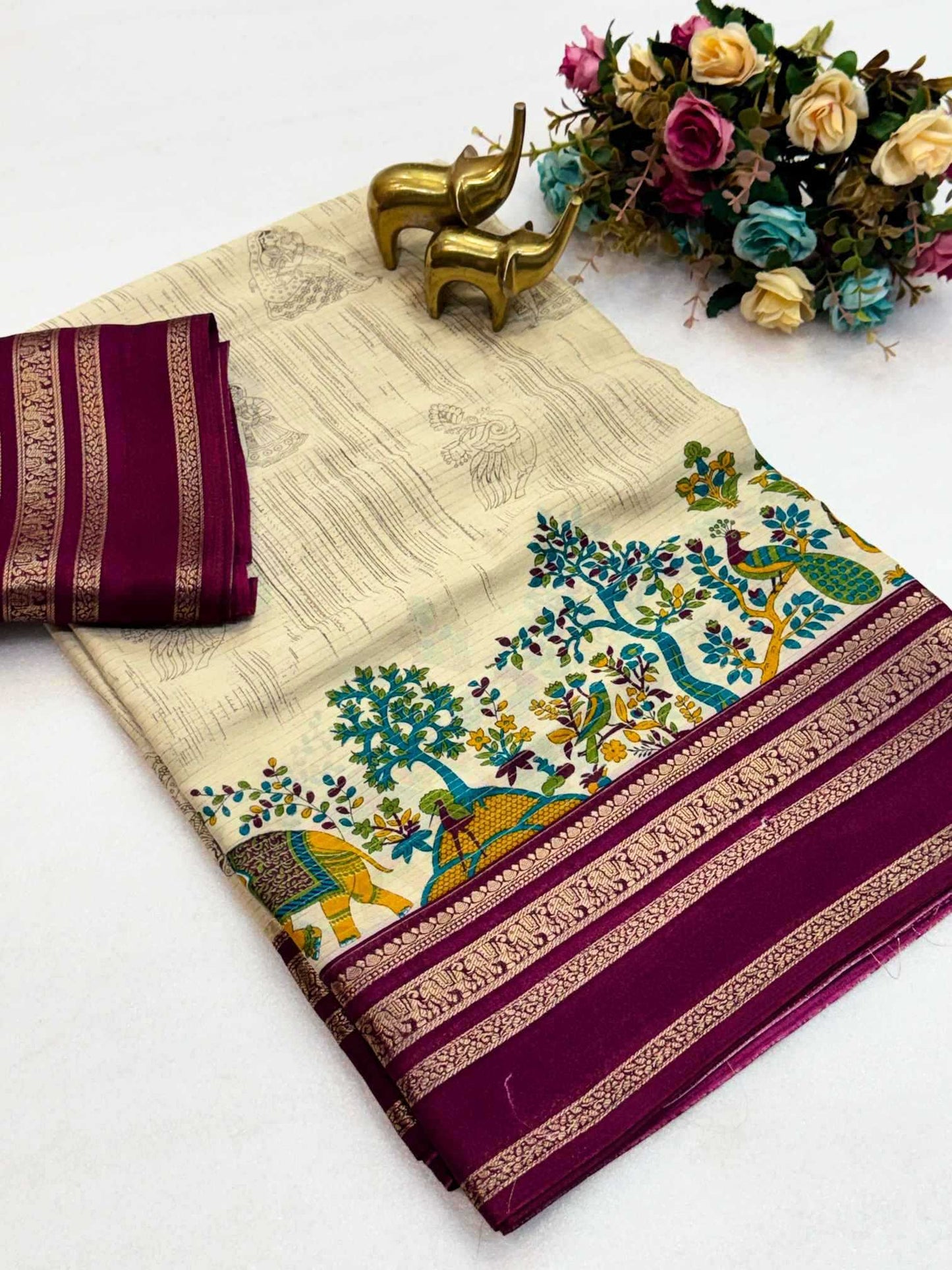 Crepe Silk Saree