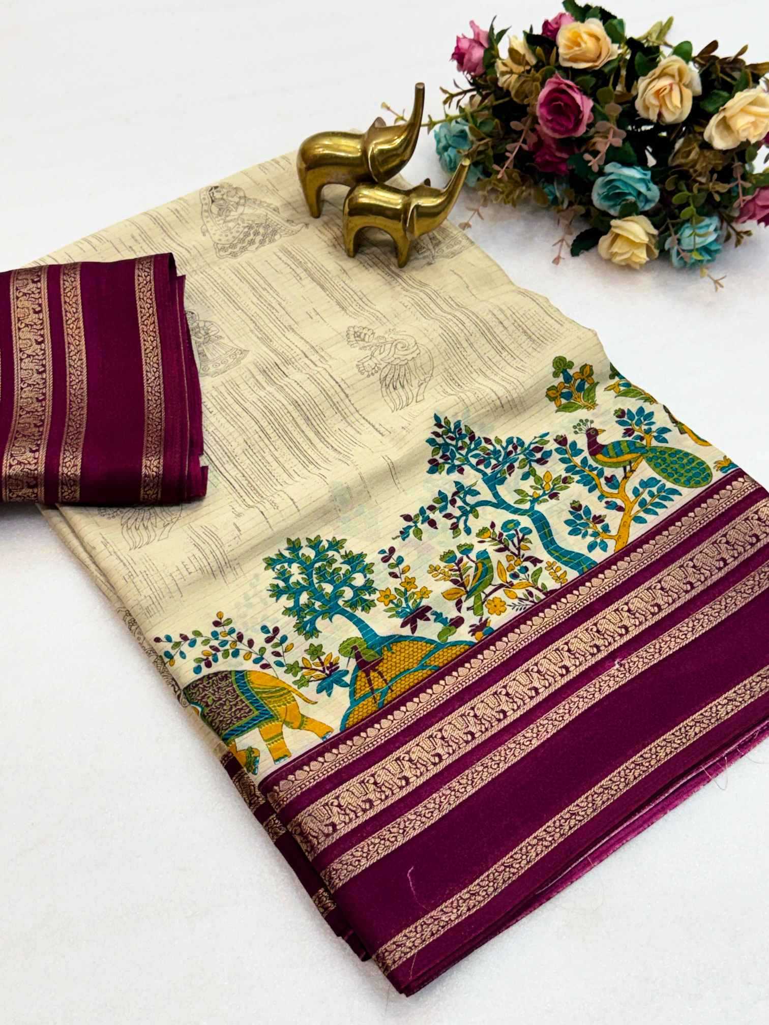 Crepe Silk Saree