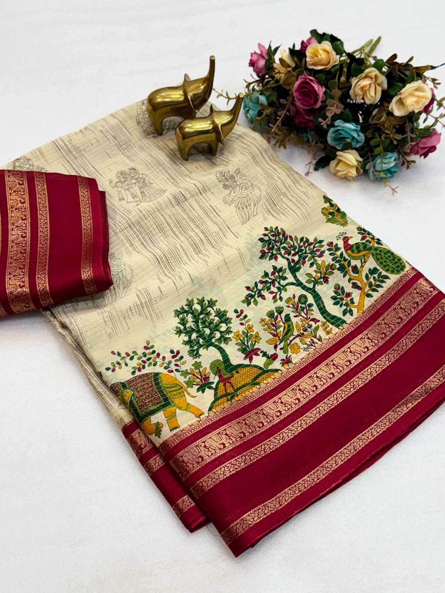 Crepe Silk Saree