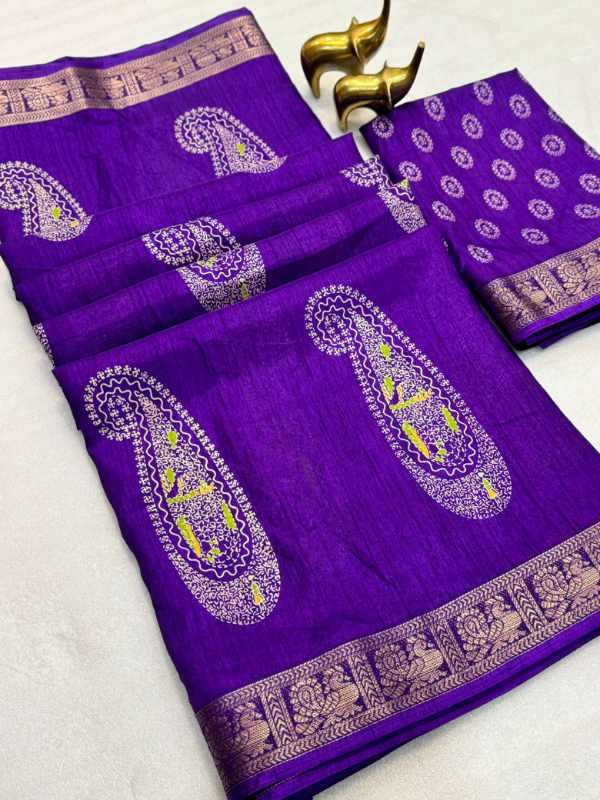 Tussar Silk Designer Saree