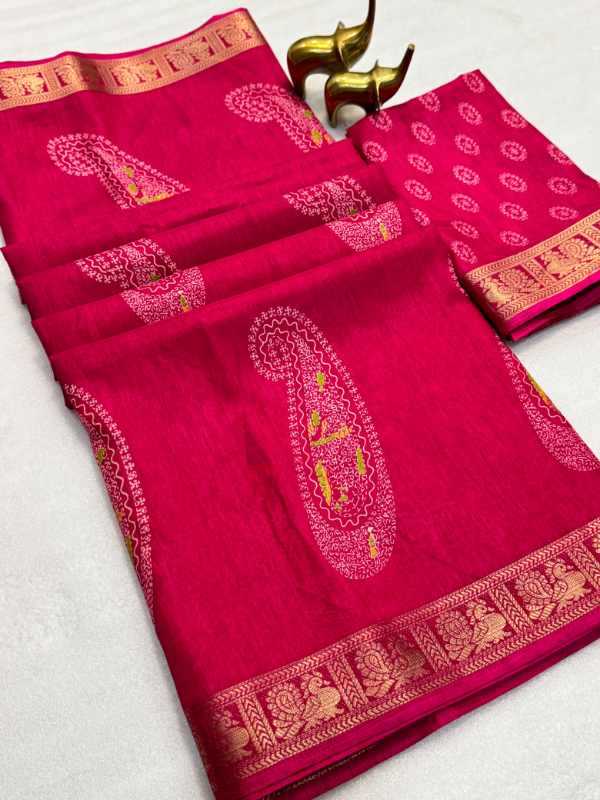 Tussar Silk Designer Saree