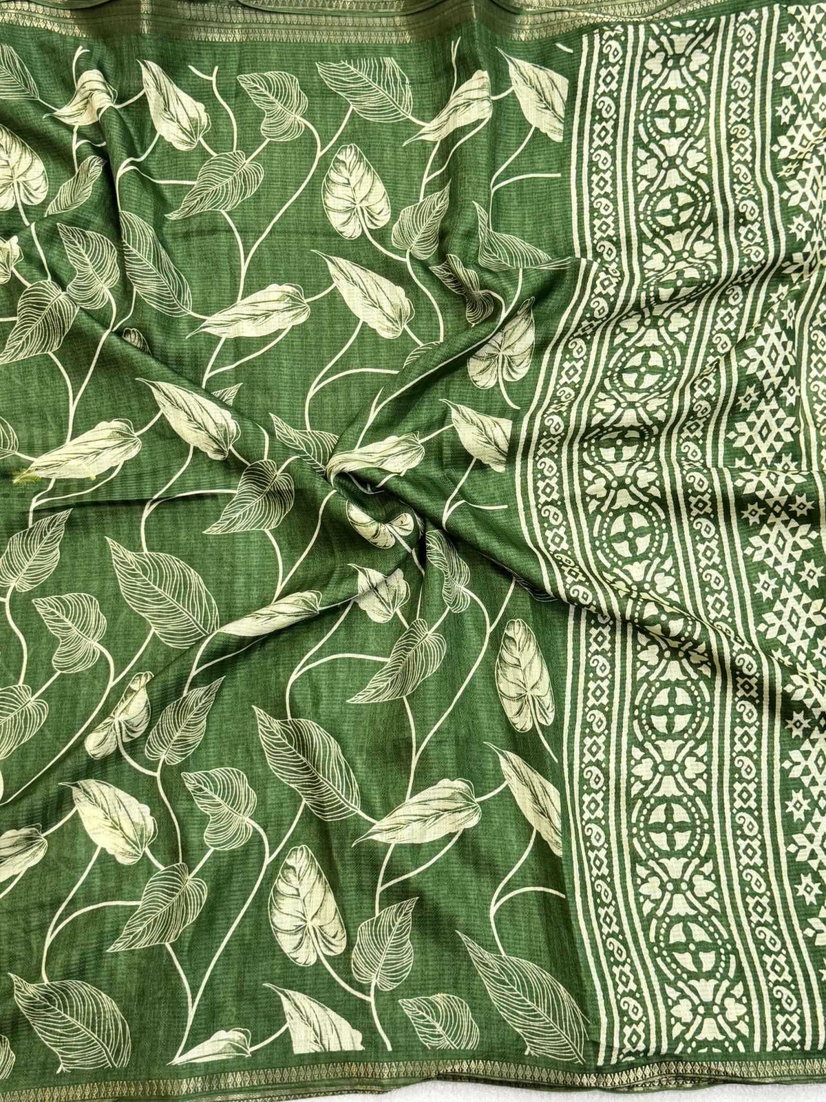 Subarna Tussar Silk Designer Saree
