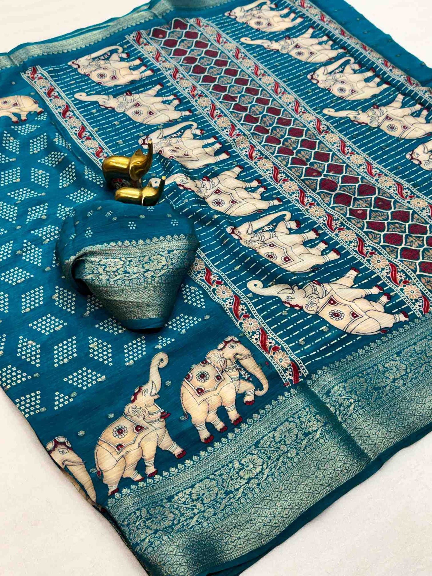 Chinon Silk Traditional Saree