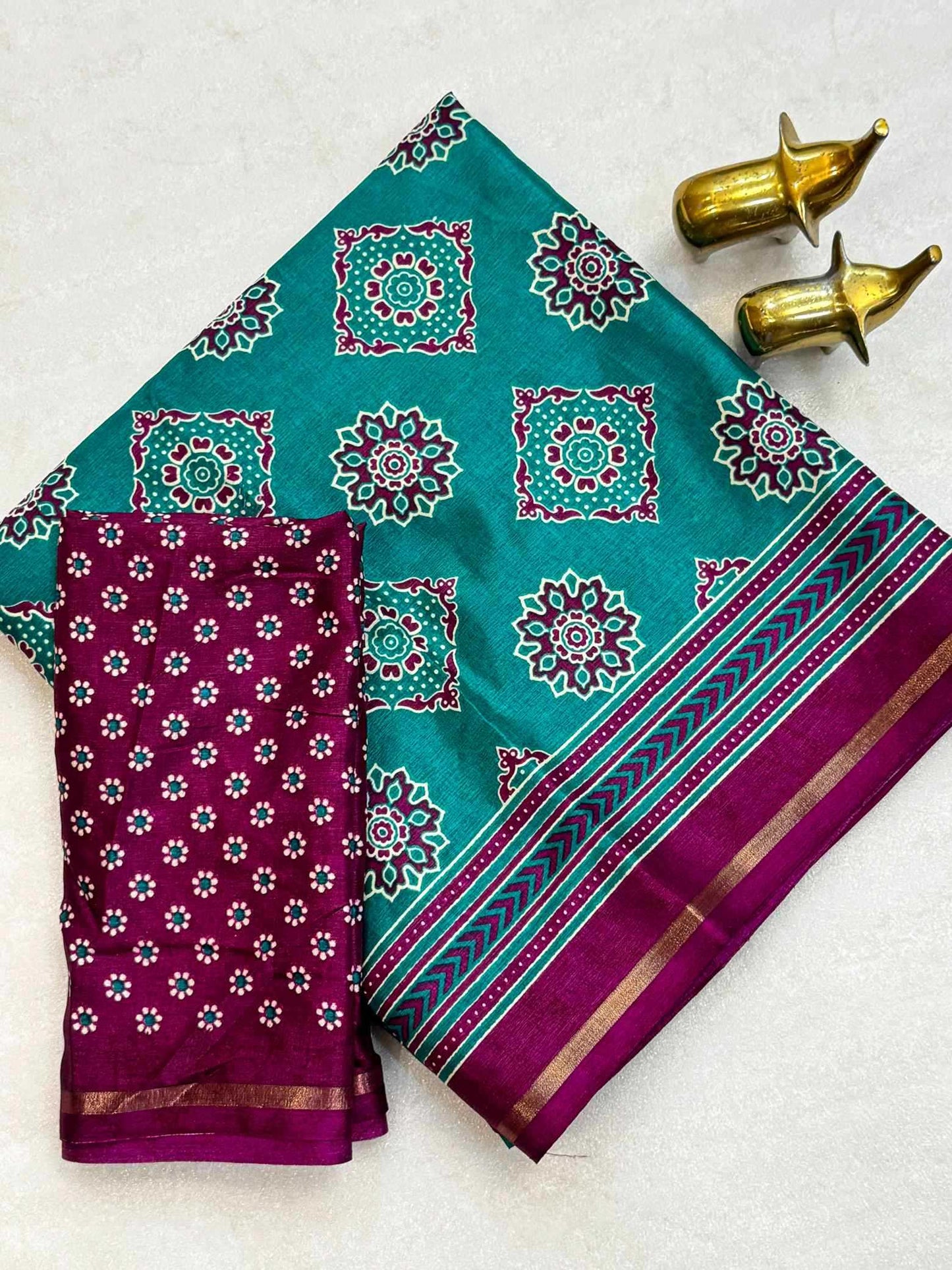 Printed Silk Saree