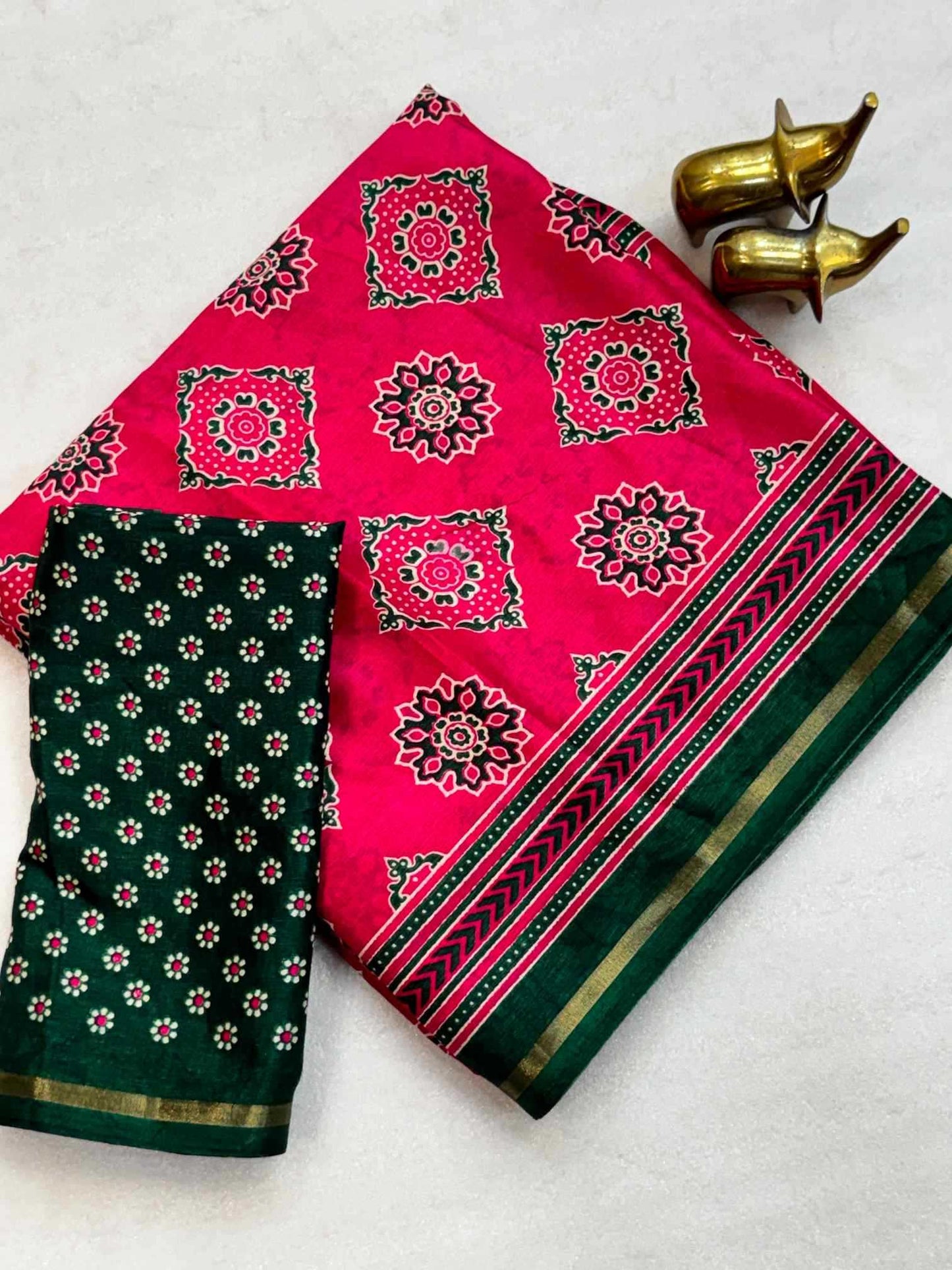 Printed Silk Saree