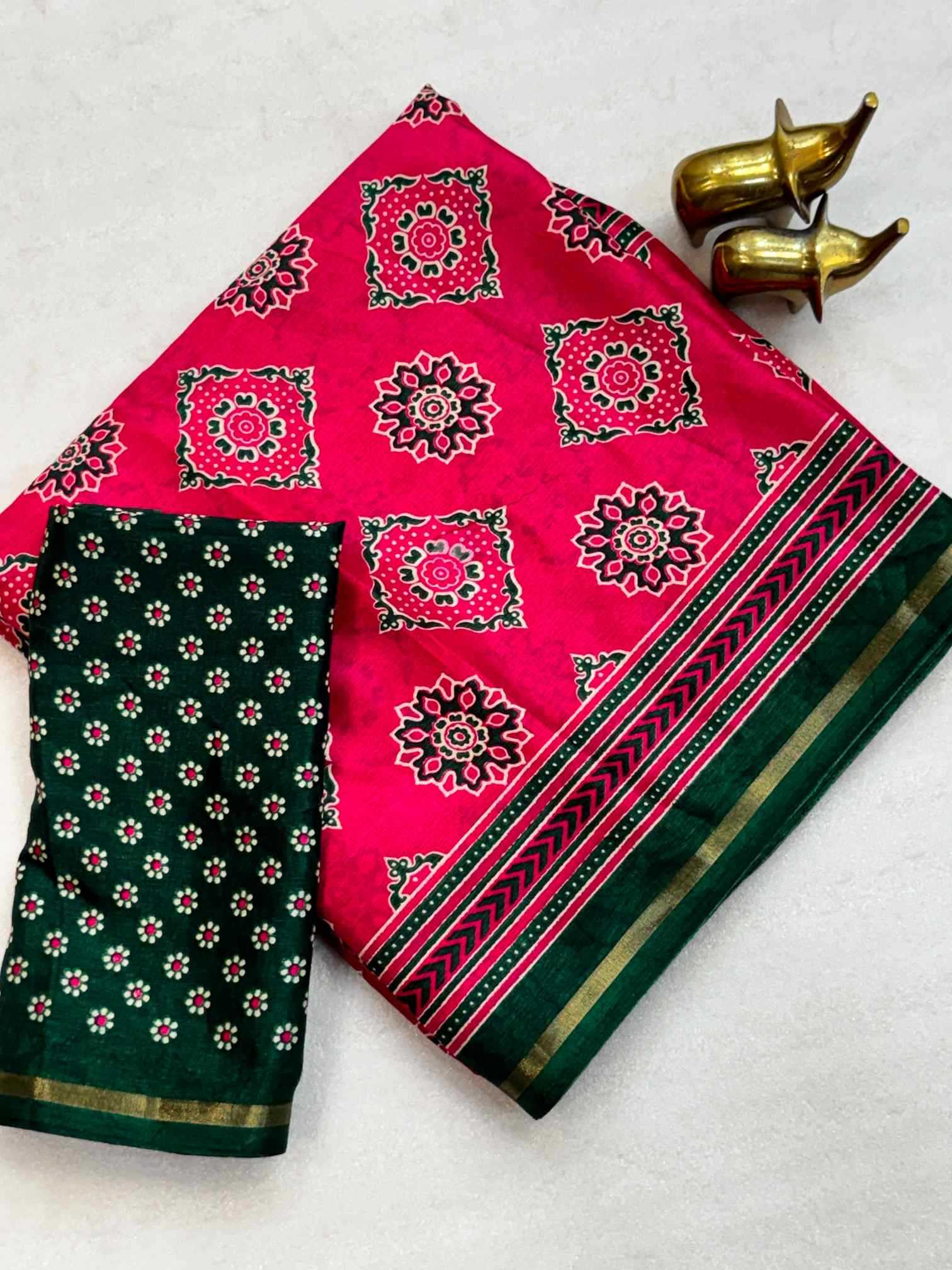 Printed Silk Saree