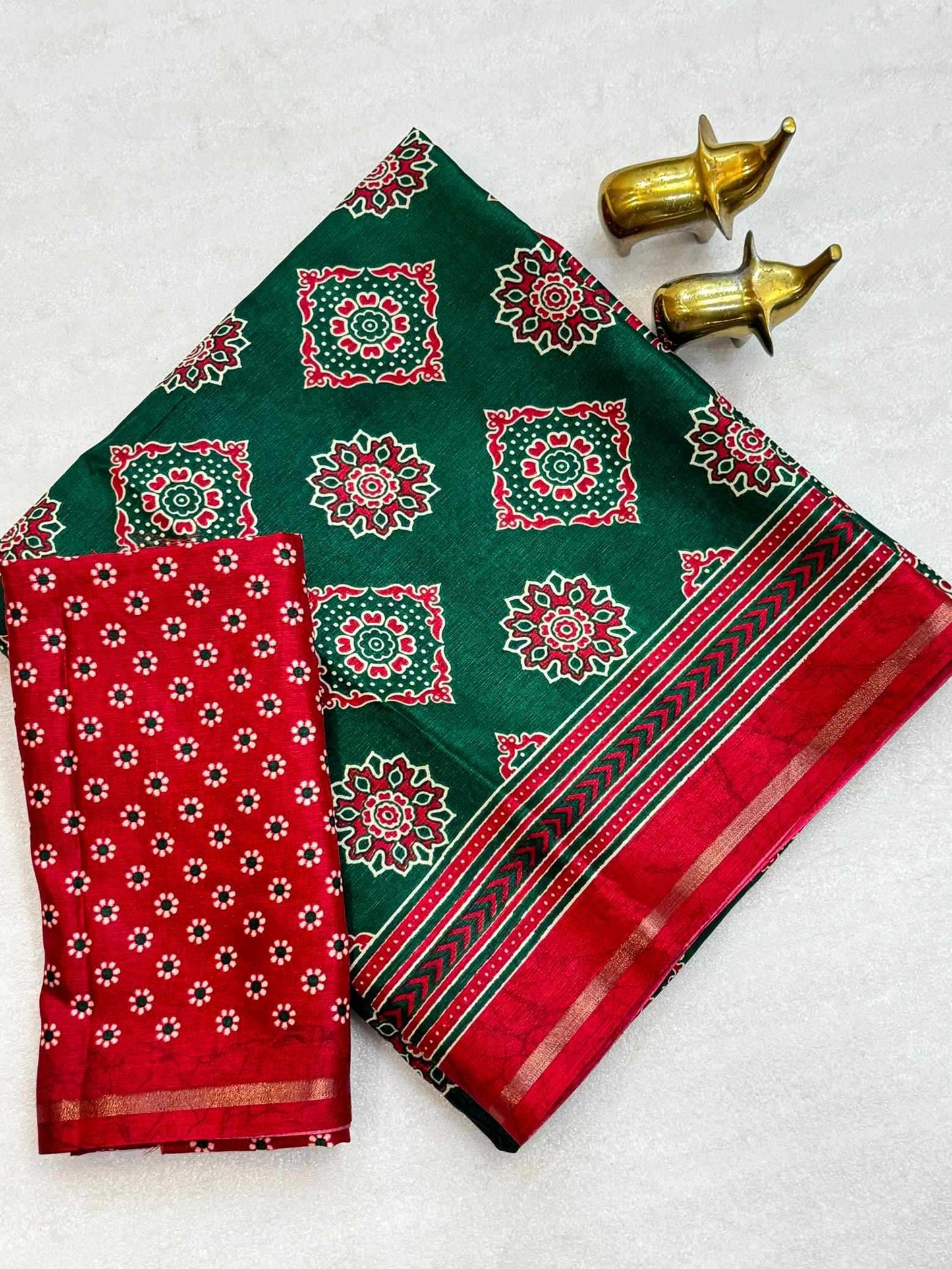 Printed Silk Saree