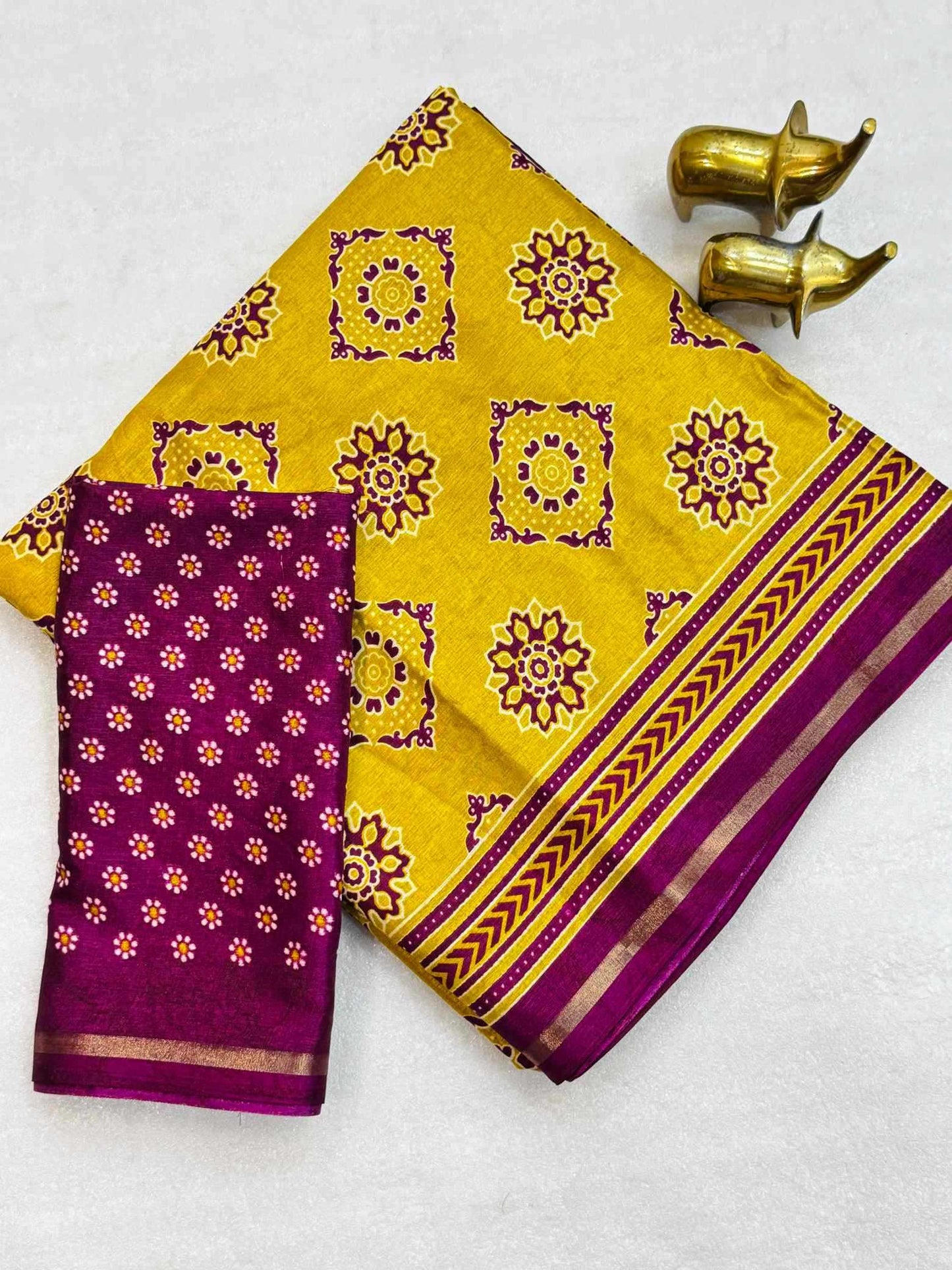 Printed Silk Saree