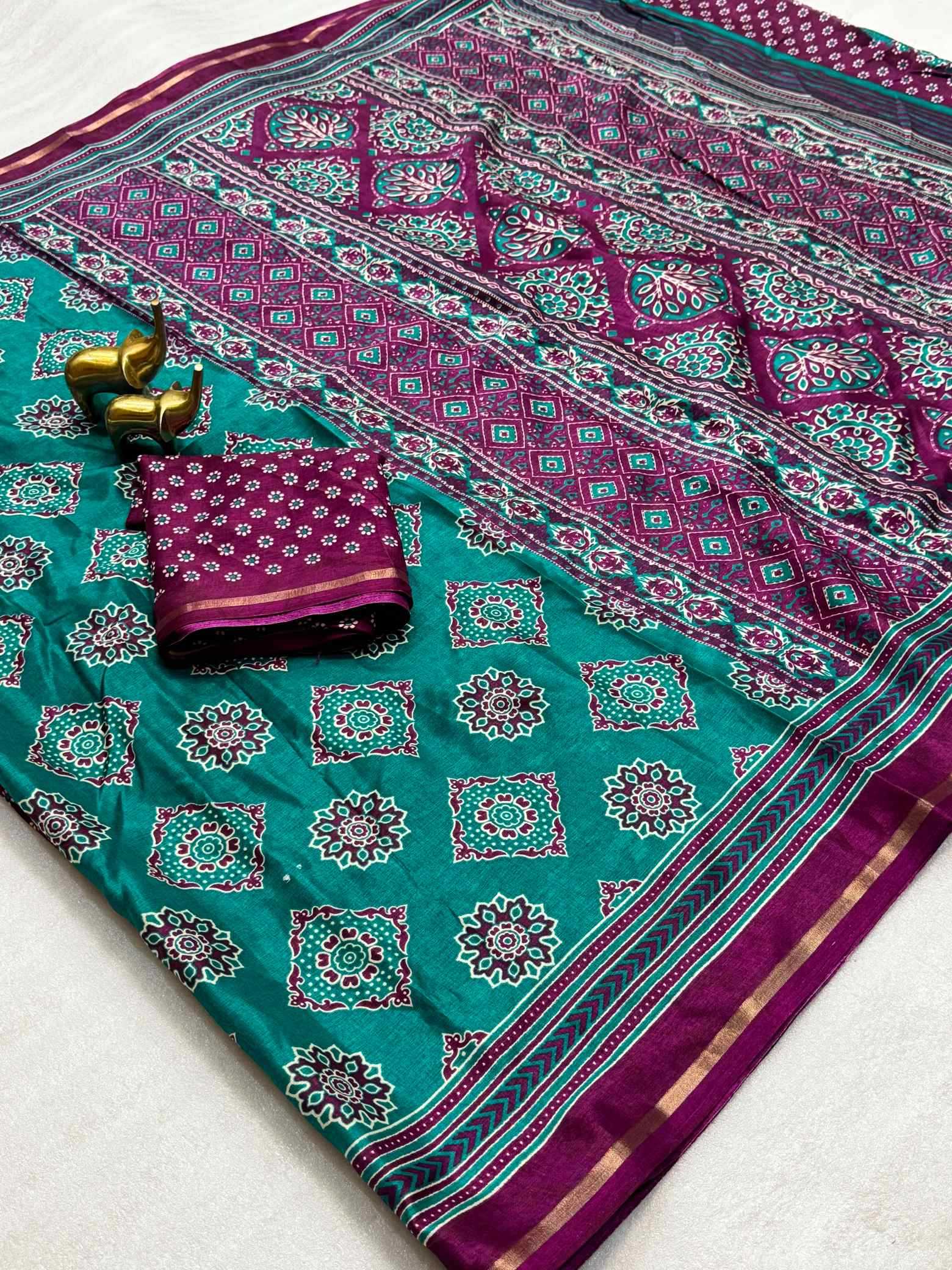 Printed Silk Saree