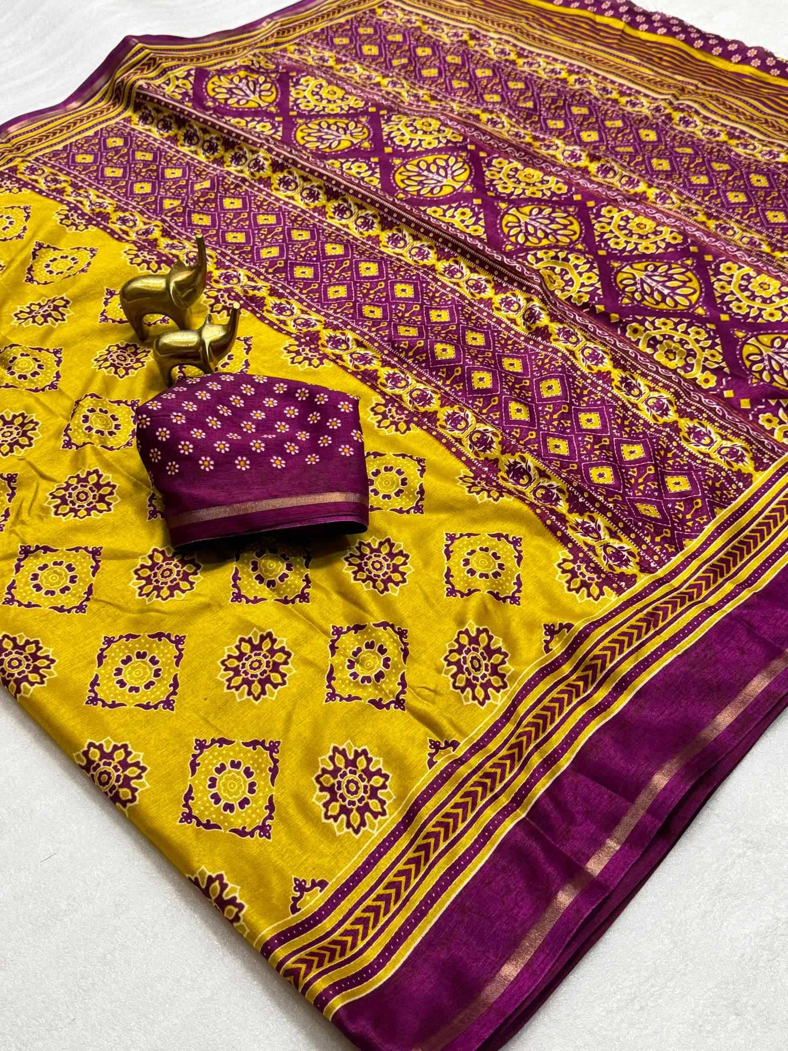 Printed Silk Saree