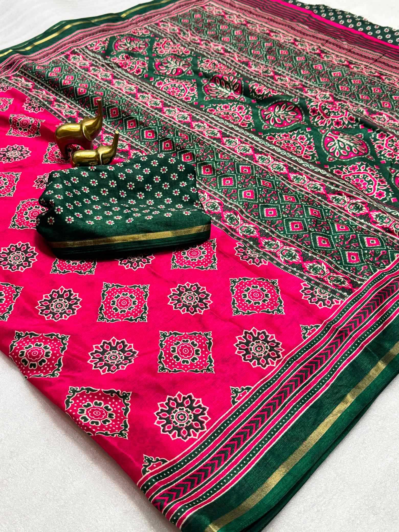 Printed Silk Saree