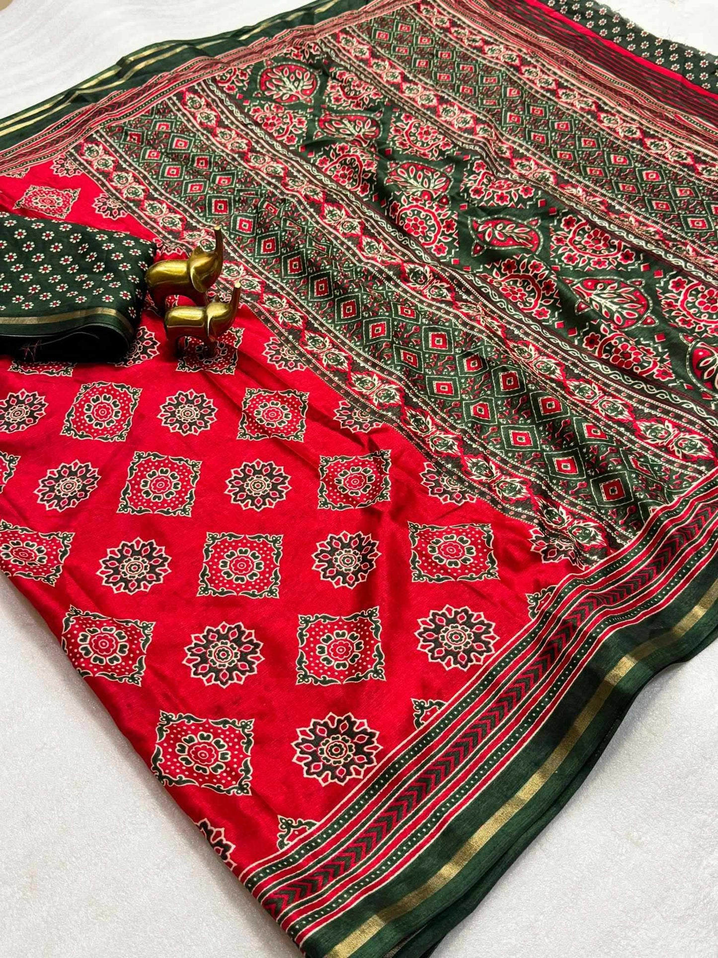 Printed Silk Saree