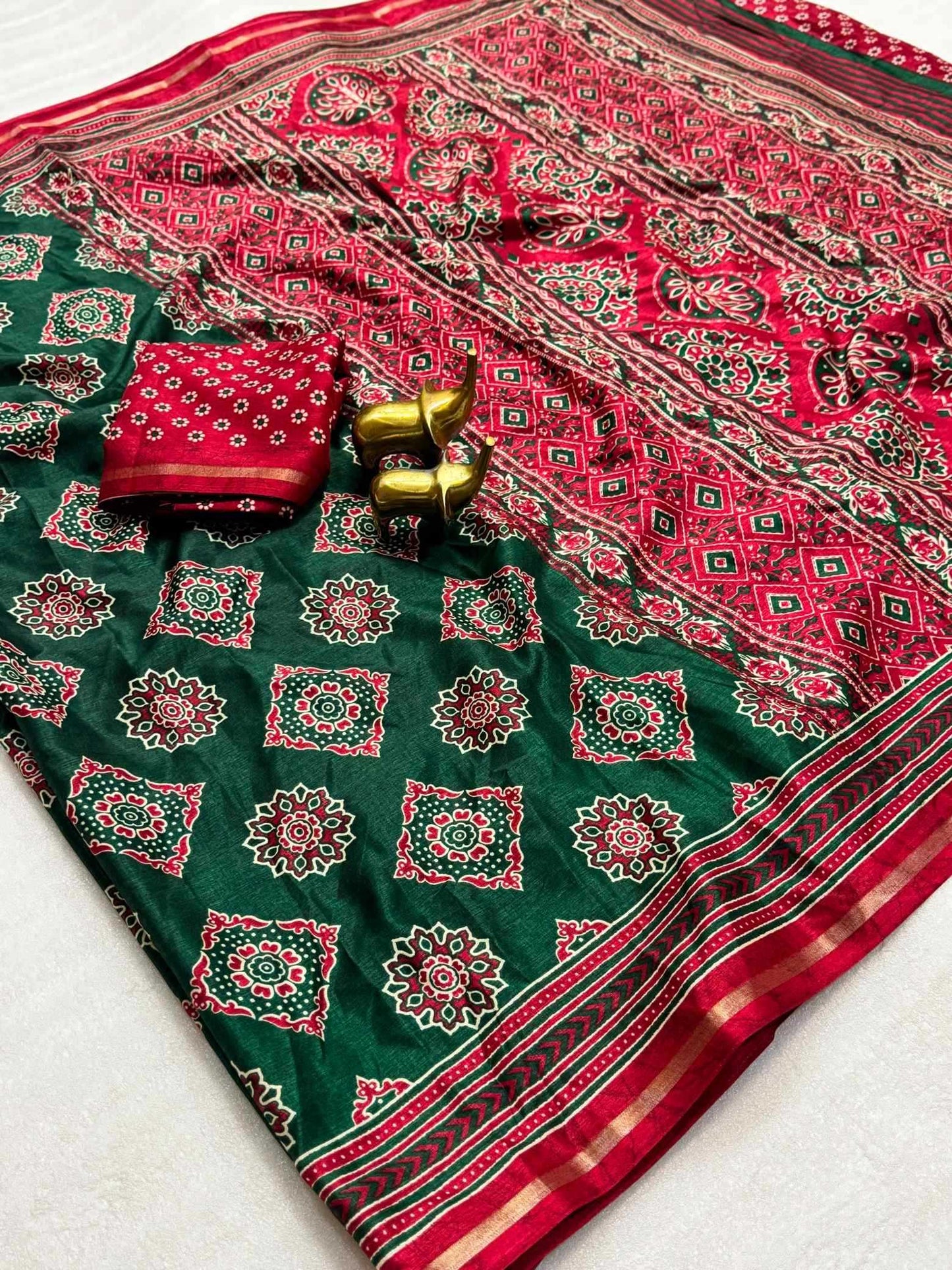 Printed Silk Saree