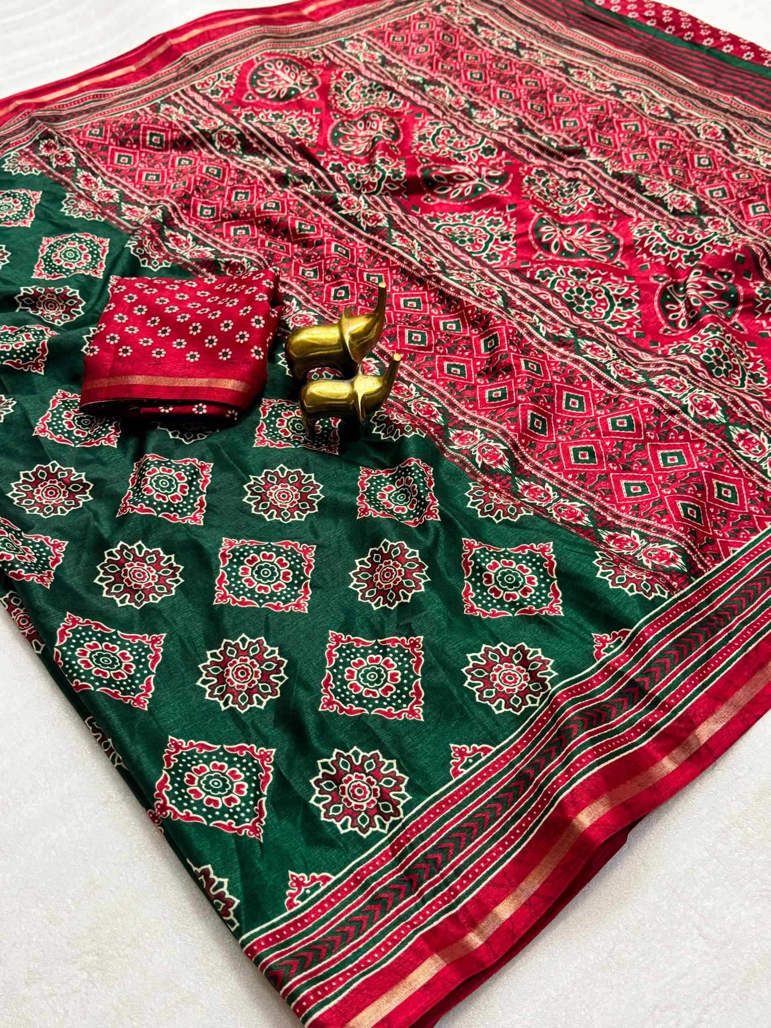 Printed Silk Saree