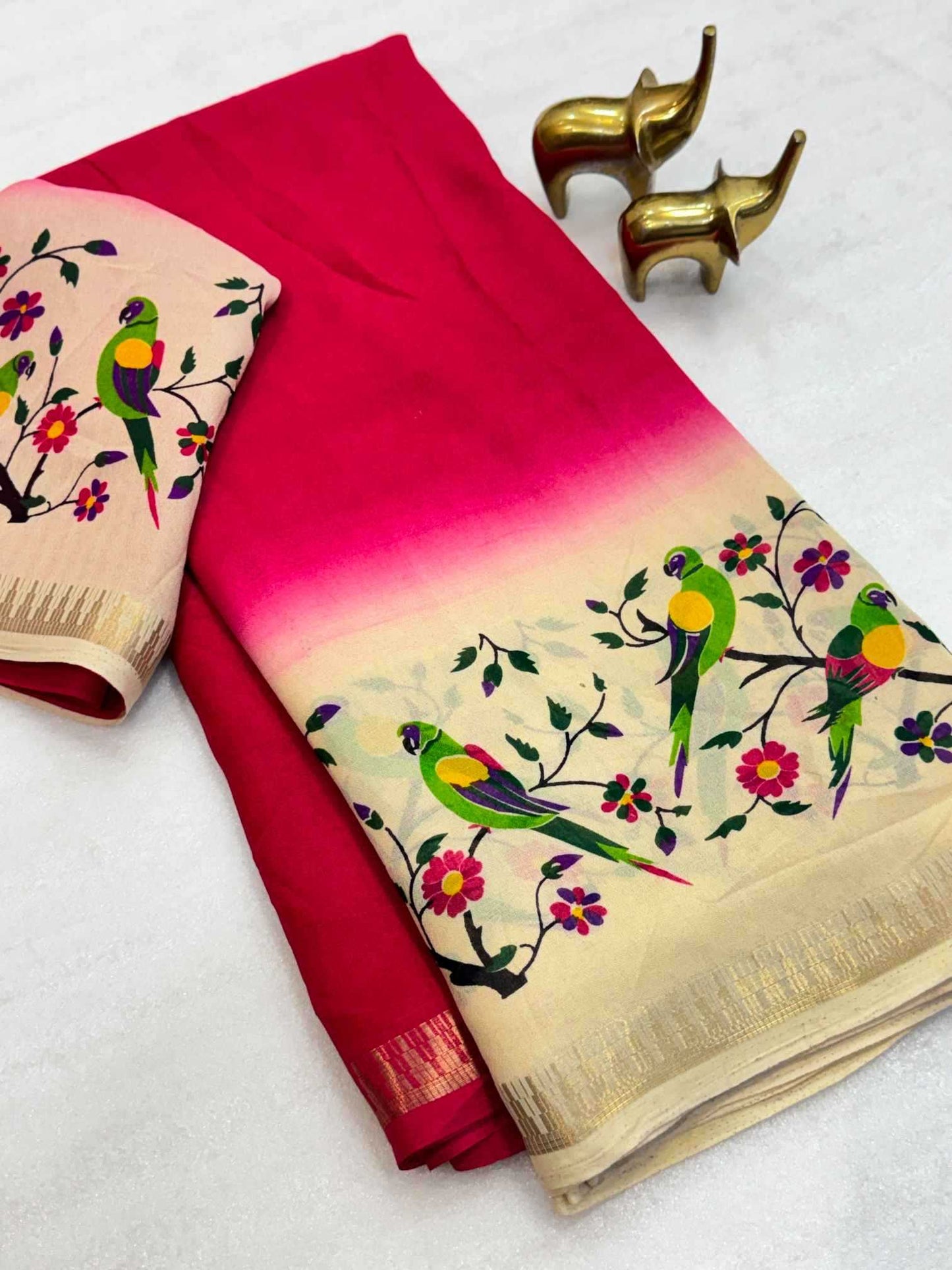 Georgette Printed Saree