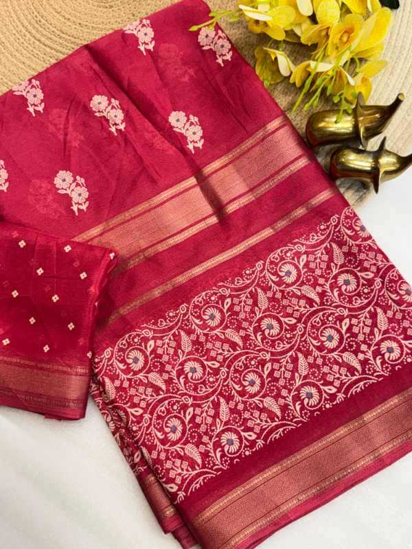 Tripti Crepe Silk Printed Saree