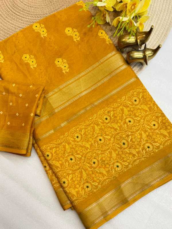 Tripti Crepe Silk Printed Saree