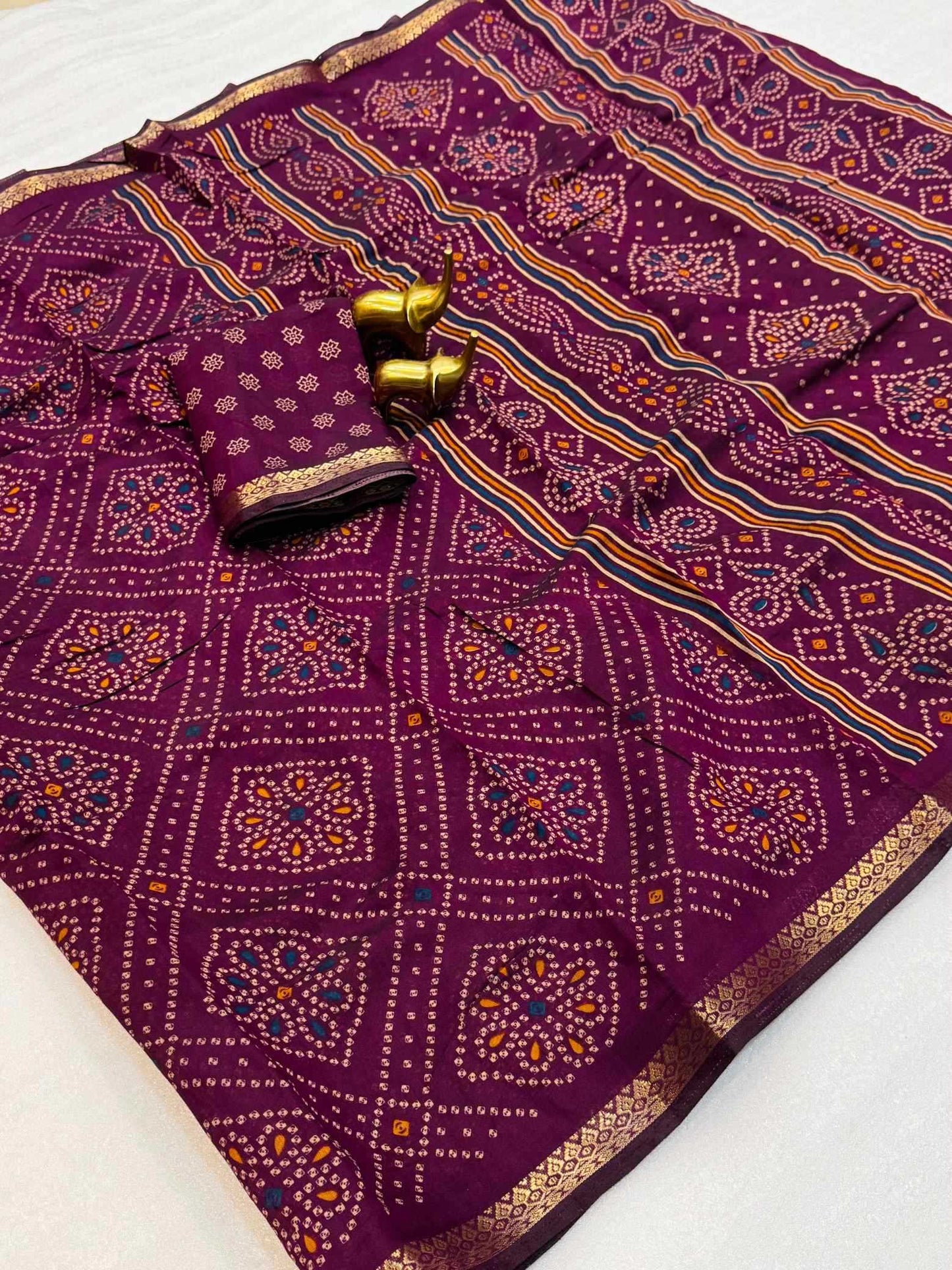Printed Silk Saree