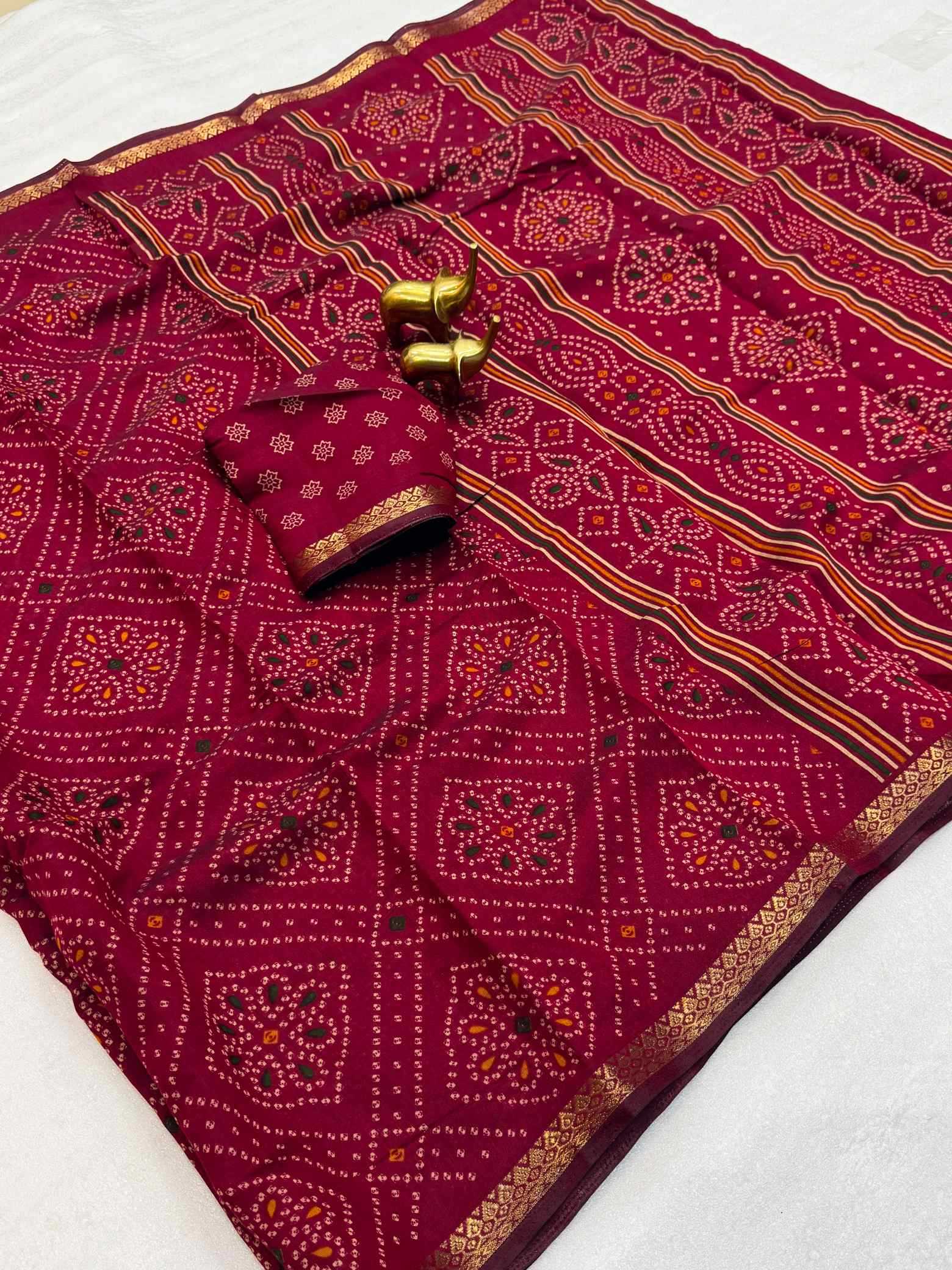 Printed Silk Saree