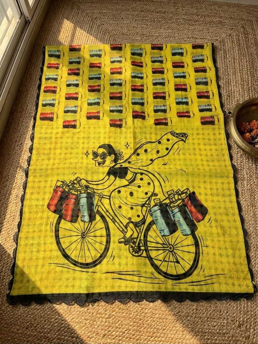 Cotton Printed Saree
