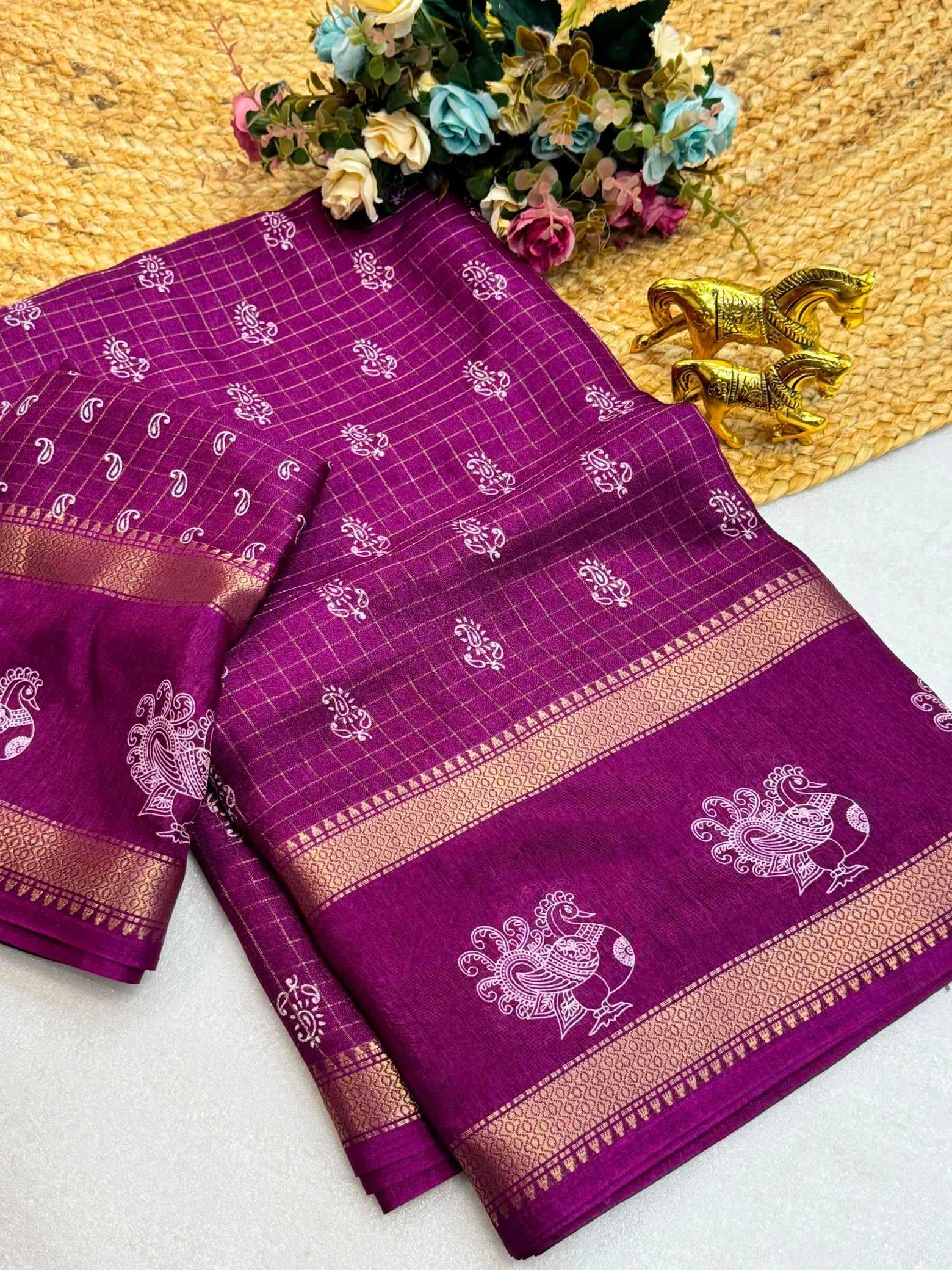 Fancy Printed Saree